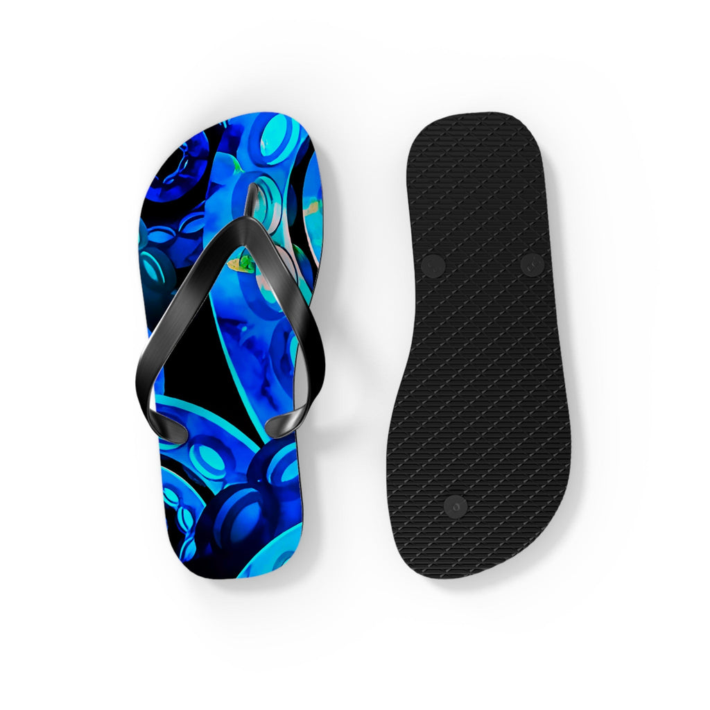 Octopus Delight Flip Flops – Colorful Ocean Beach Sandals