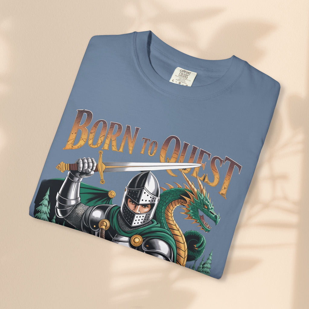 Born To Quest-Themed Unisex T-shirt, Adventure Shirt, Gamer Apparel, RPG Clothing, Fantasy Graphic Tee, Perfect Gift for Quest Lovers
