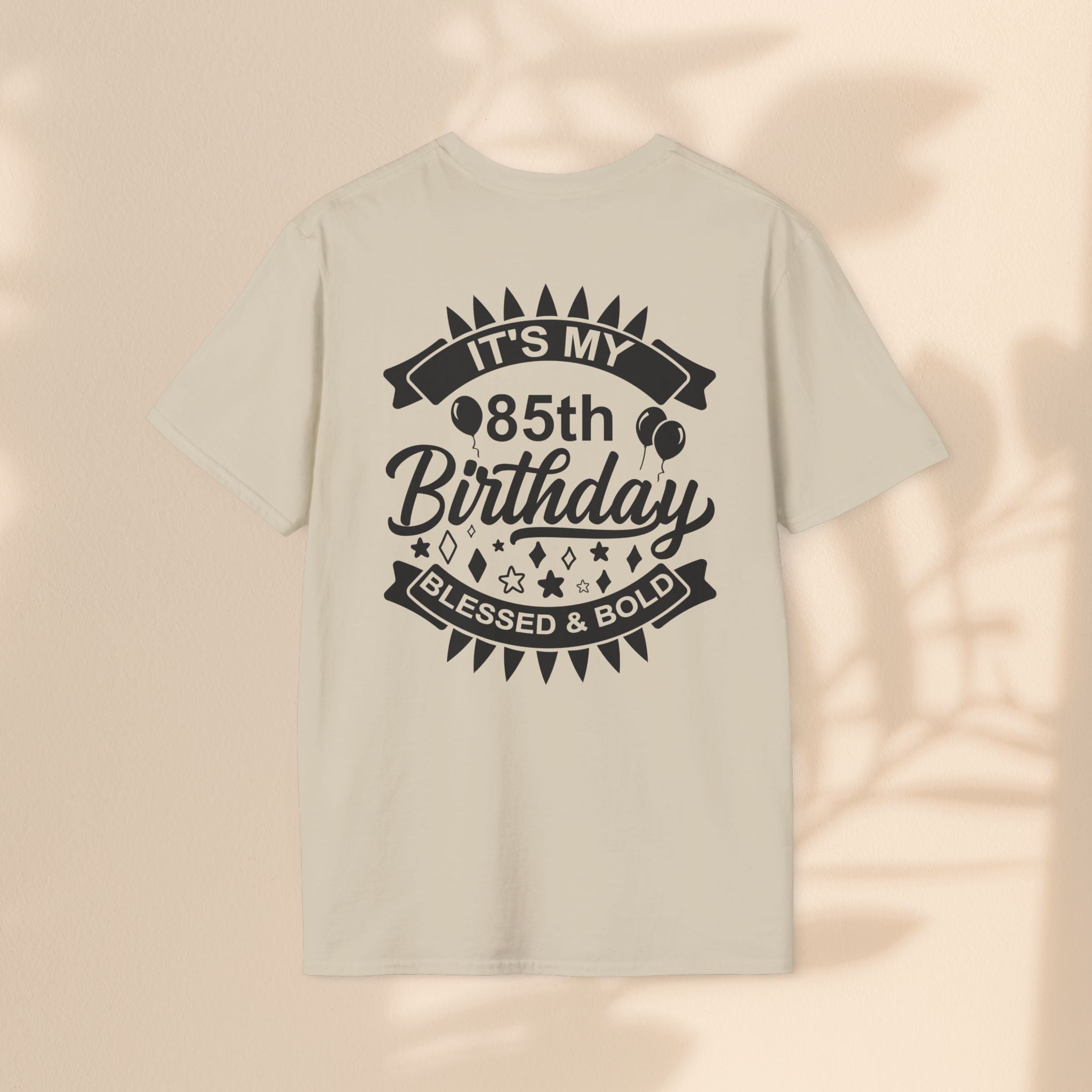 85th Birthday Celebration T-Shirt, Unisex Softstyle Tee for 85th Birthday, Milestone Birthday Gift, Birthday Party Outfit, Cute [...]