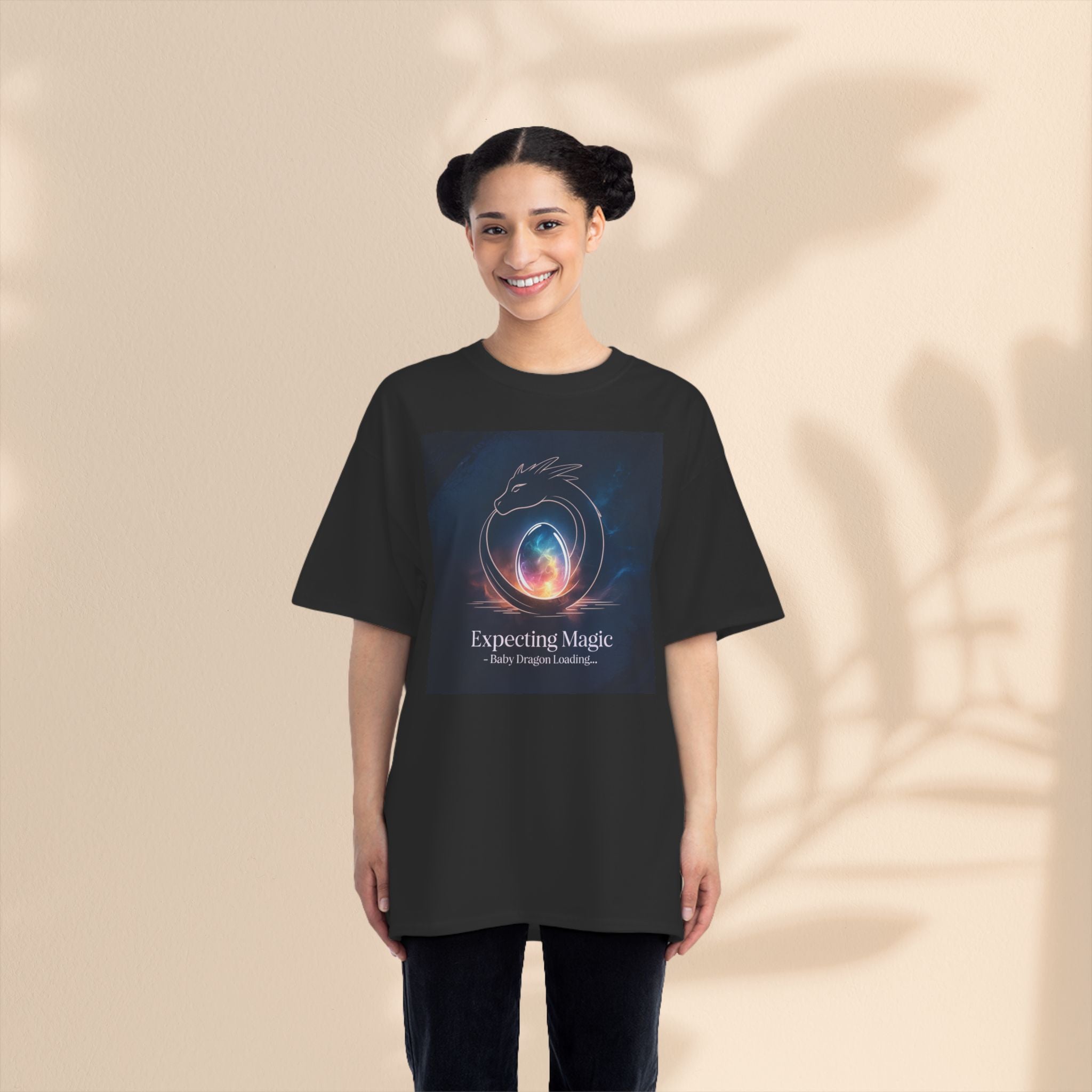 Expecting Magic Dragon T-Shirt | Cute Maternity Tee | Baby Announcement Gift