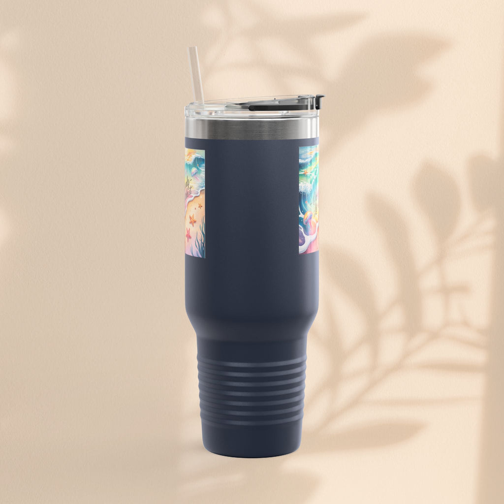 Ocean Vibes Insulated Travel Mug, 40oz