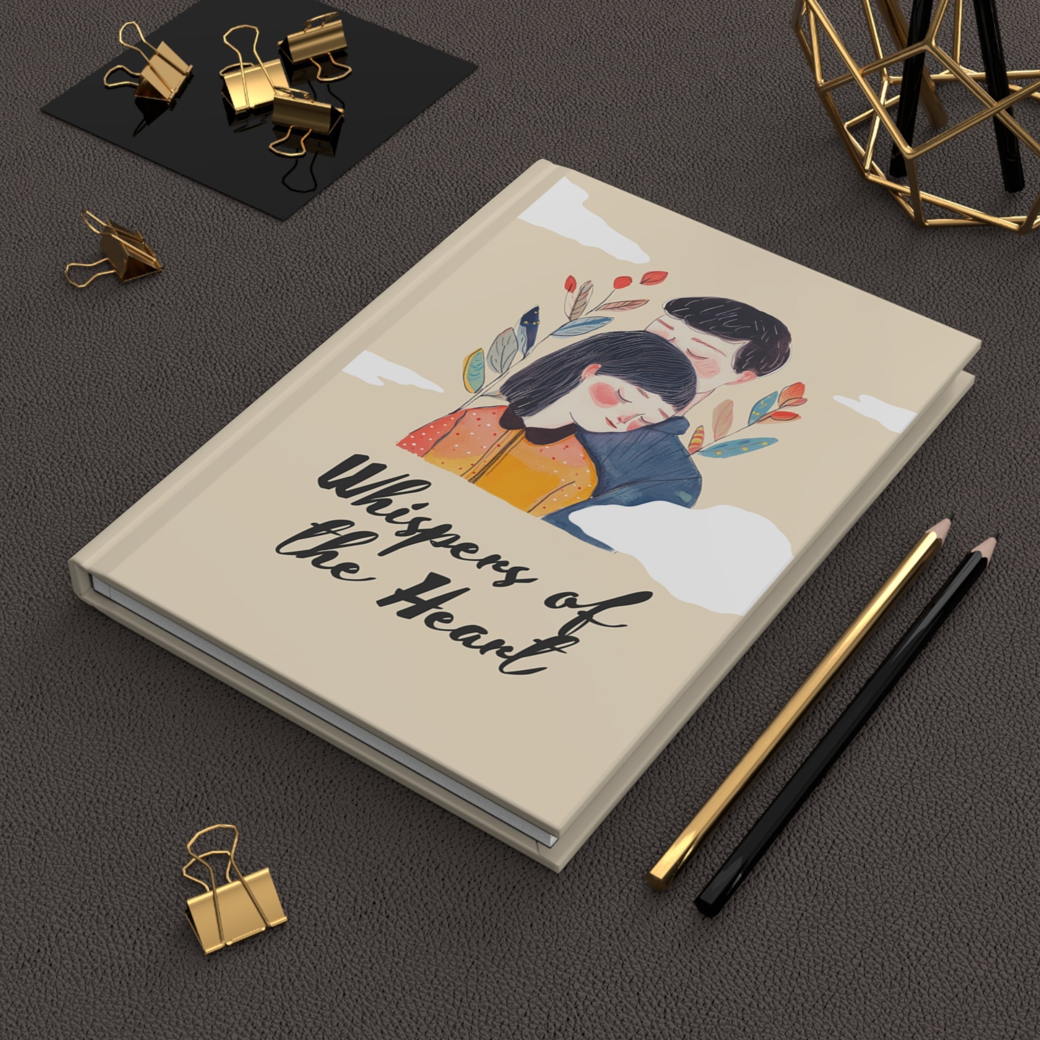 Hardcover Journal Matte - Whispers of the Heart