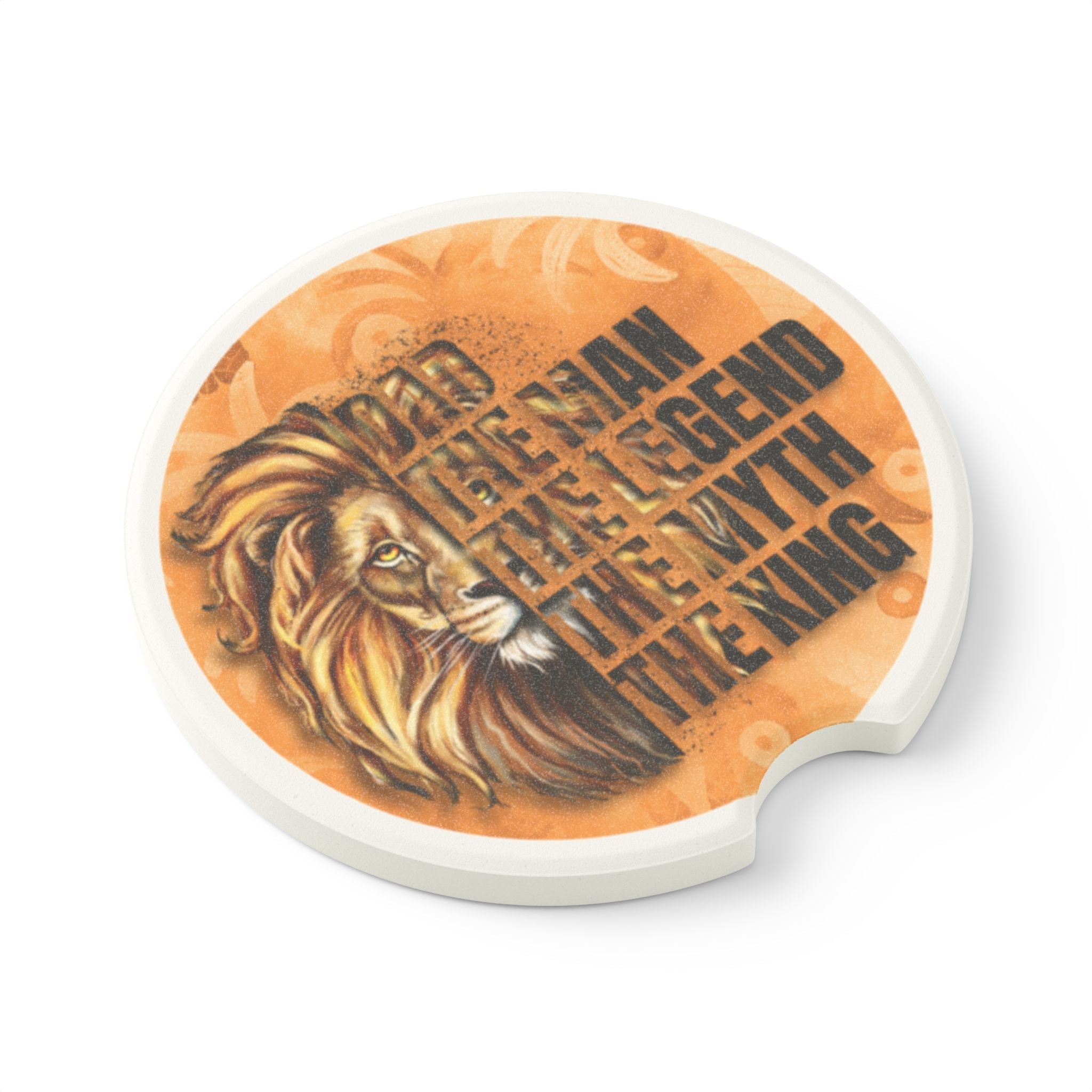 Dad The Man The Legend Car Coaster – Soapstone Gift