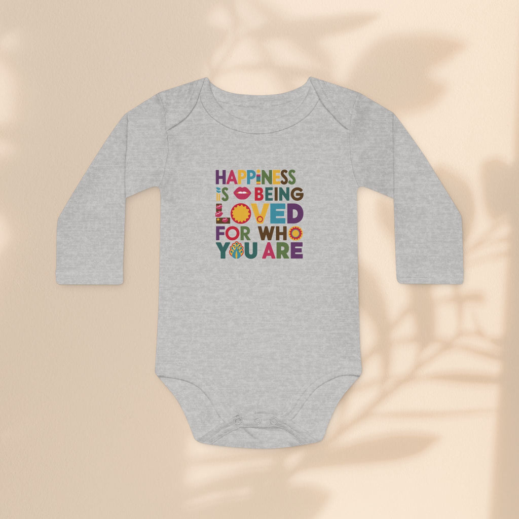 Loved For Who You Are Organic Baby Bodysuit | Baby Gift
