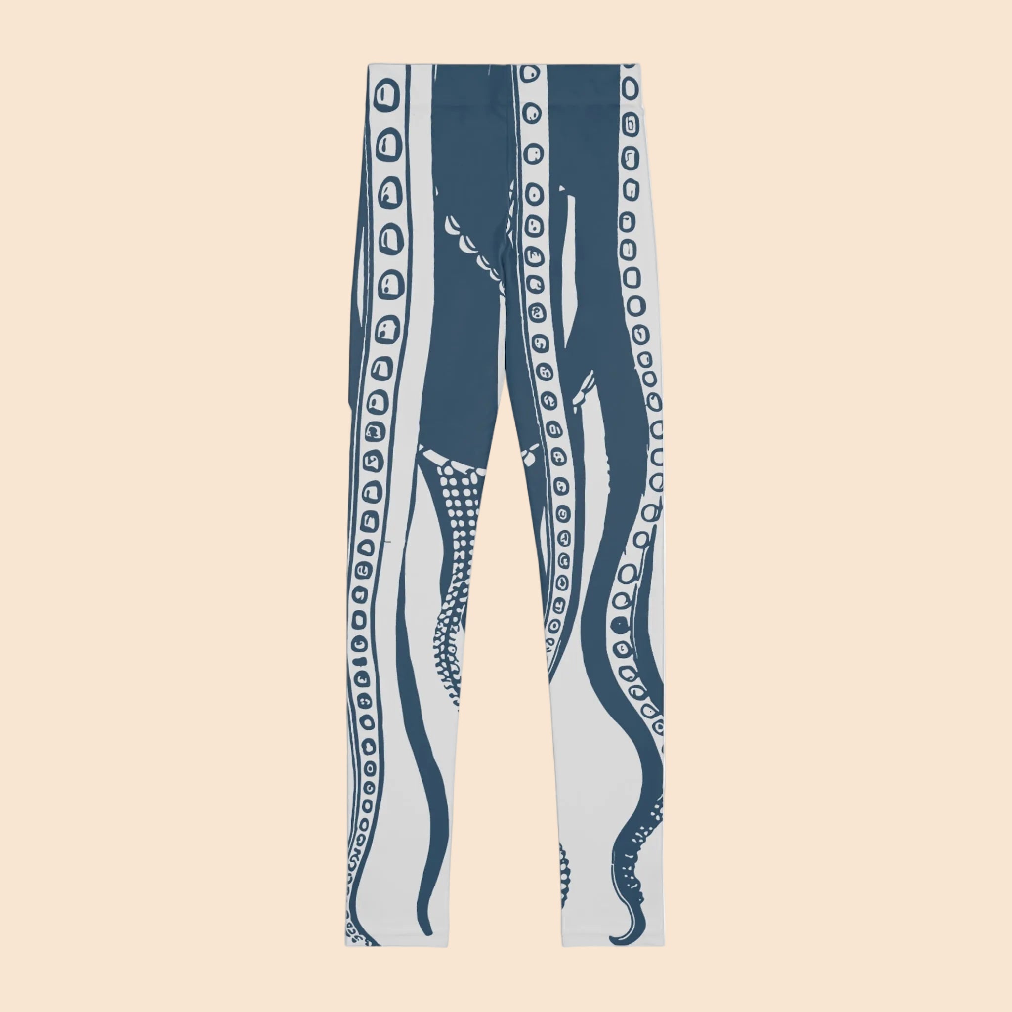 Downward Octopus Youth Leggings