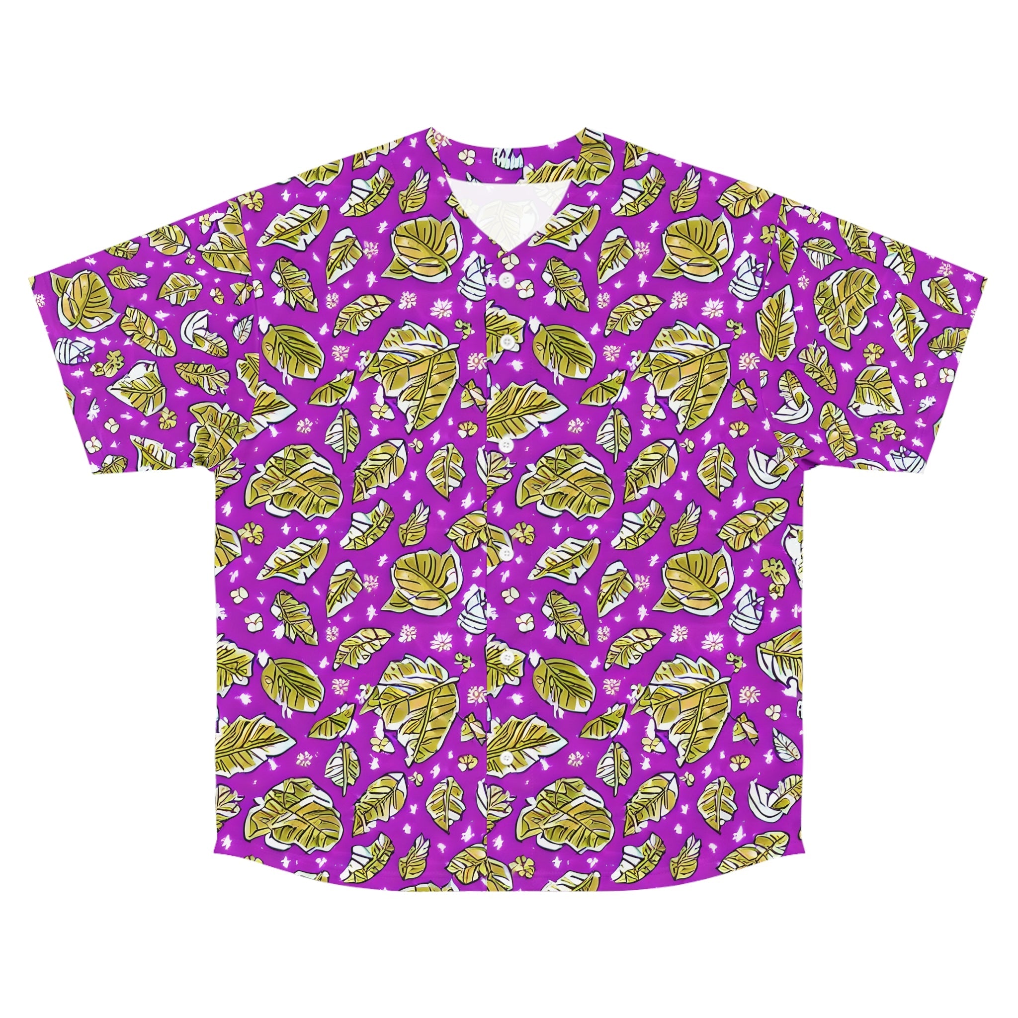 Men's Baseball Jersey - Falling Leaves