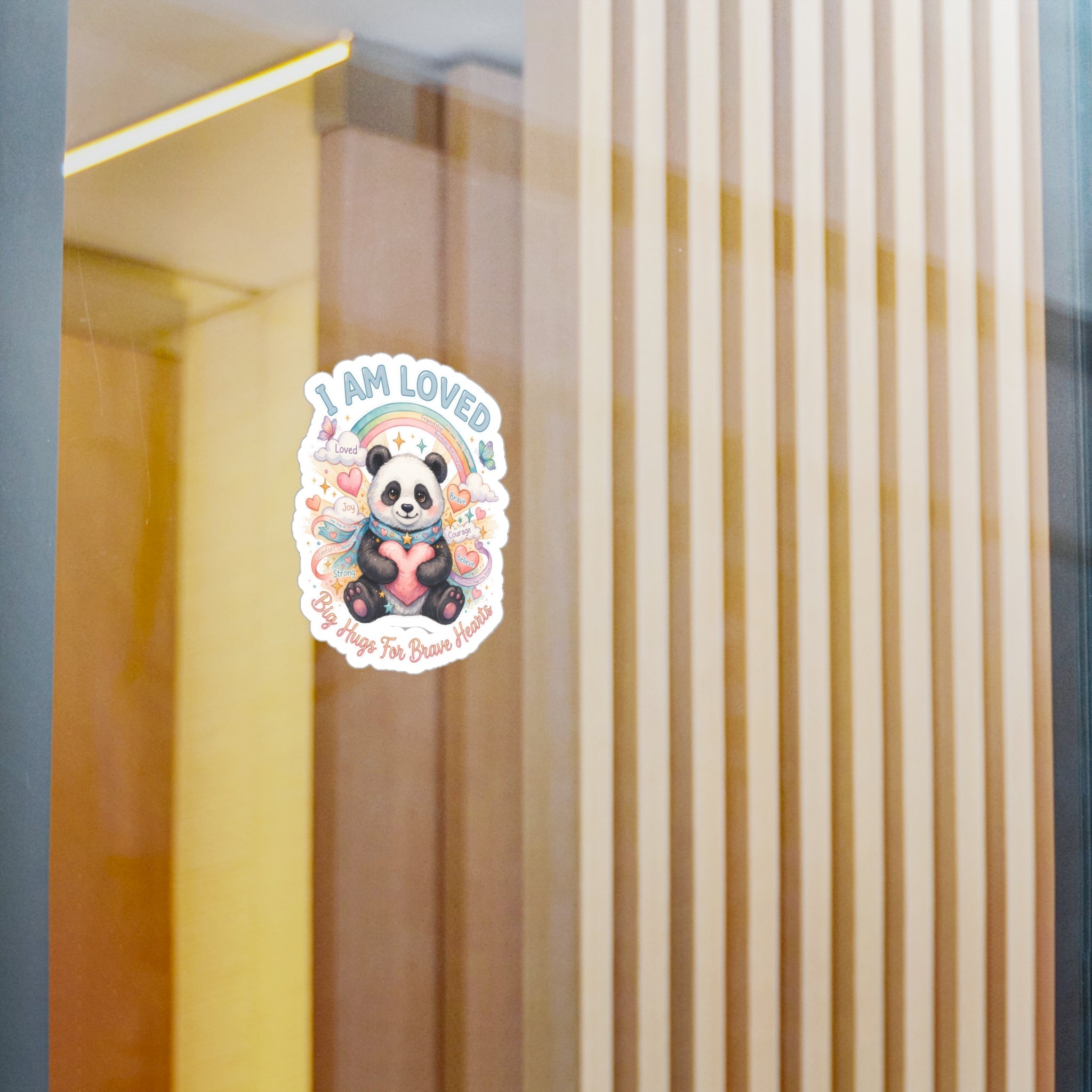 I Am Loved Panda Sticker | Brave Buddies™