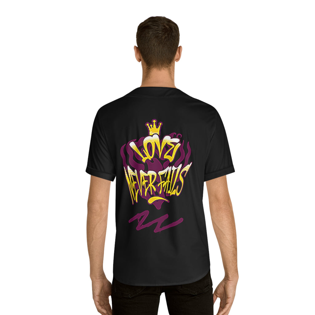 Men's Baseball Jersey  - Love Never Fails