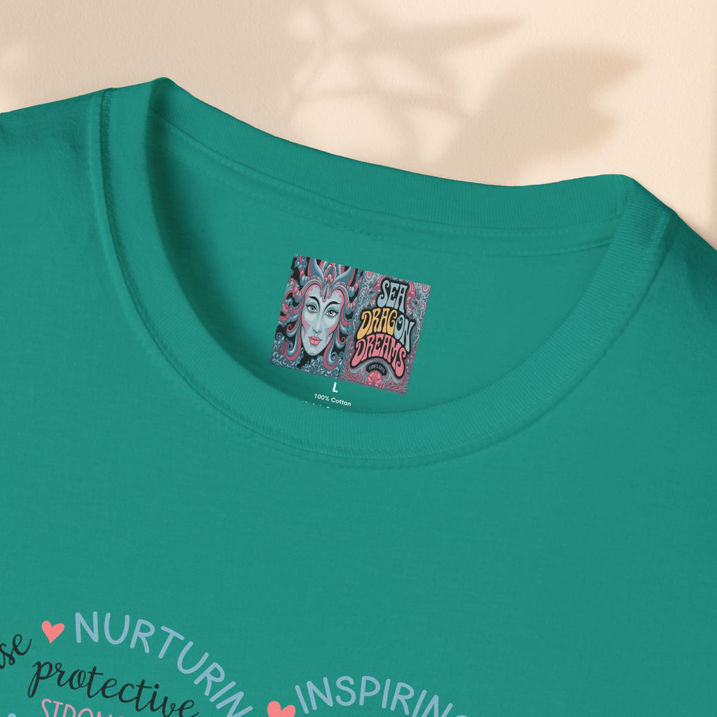 Foster Mom Heart T-Shirt - Unisex Softstyle Tee for Every Occasion