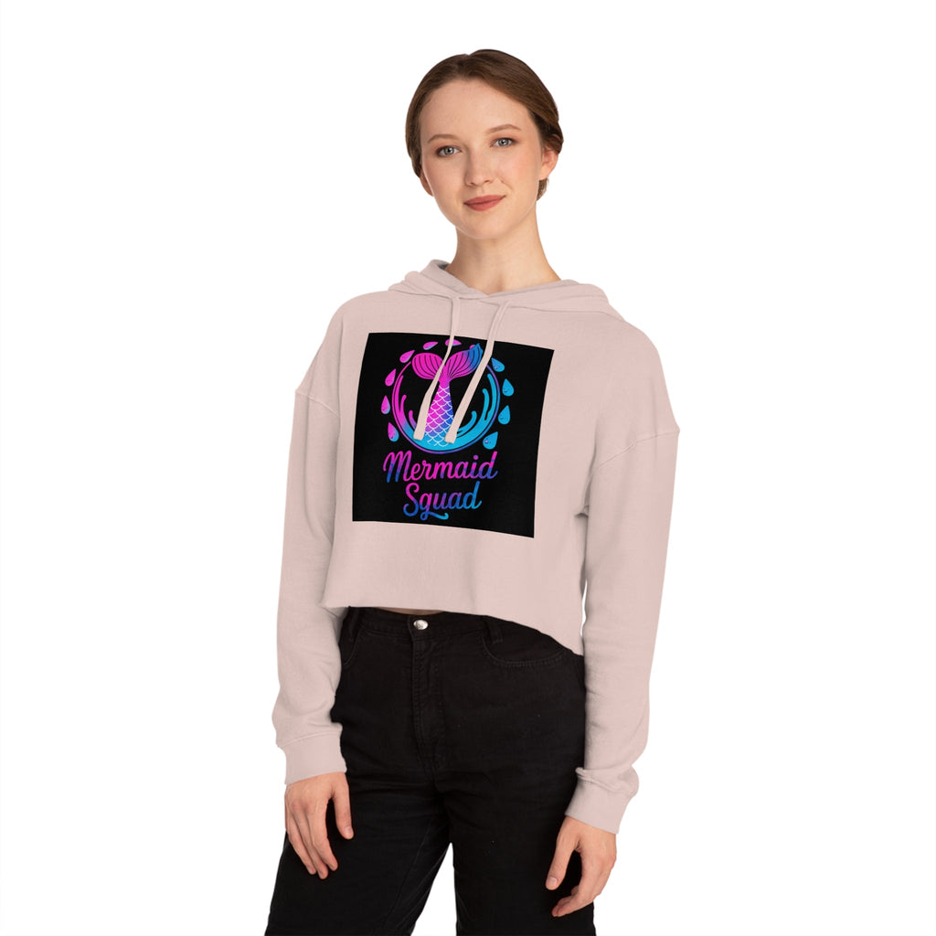 Mermaid Squad Cropped Hoodie