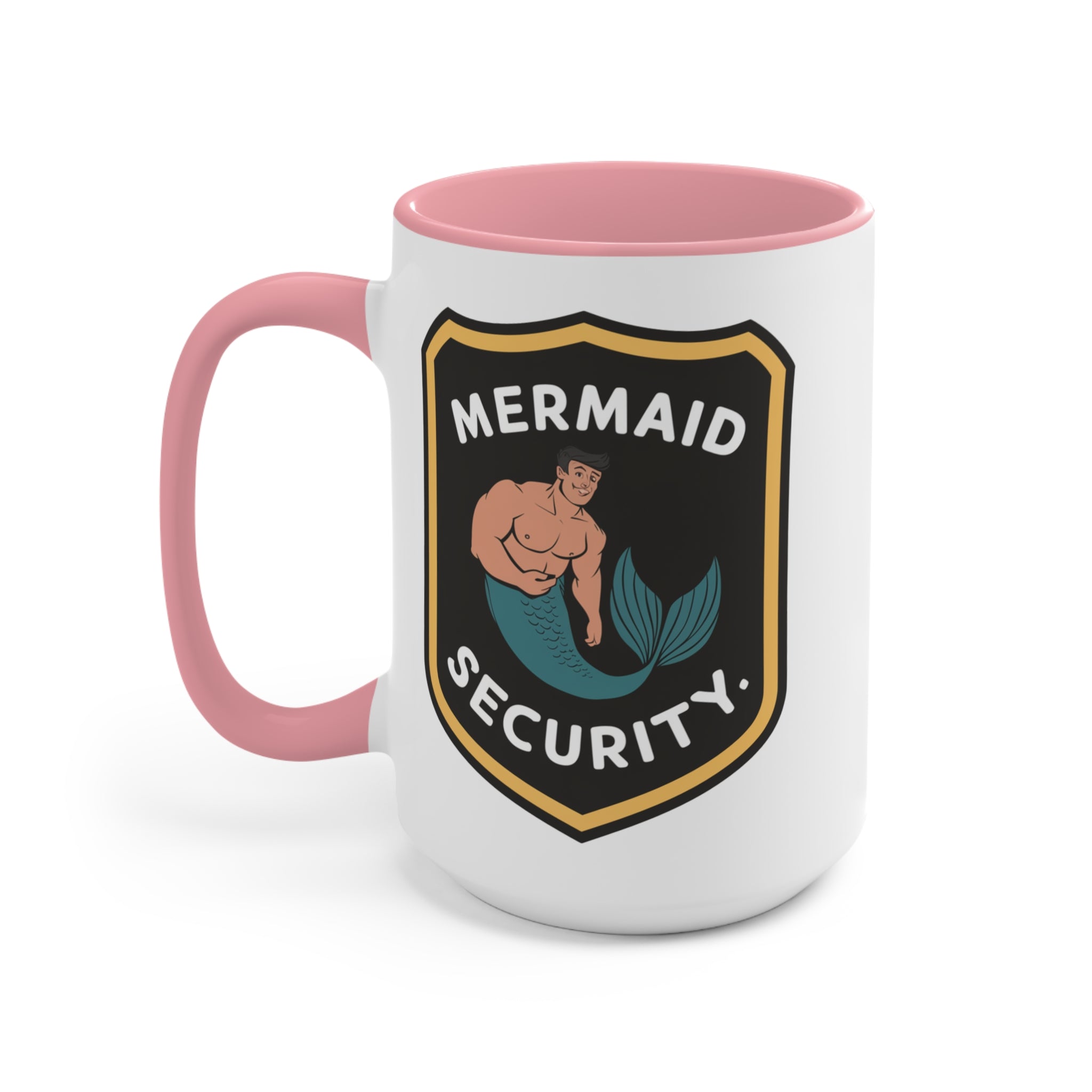 Mermaid Security Accent Mug – Funny Ocean Gift