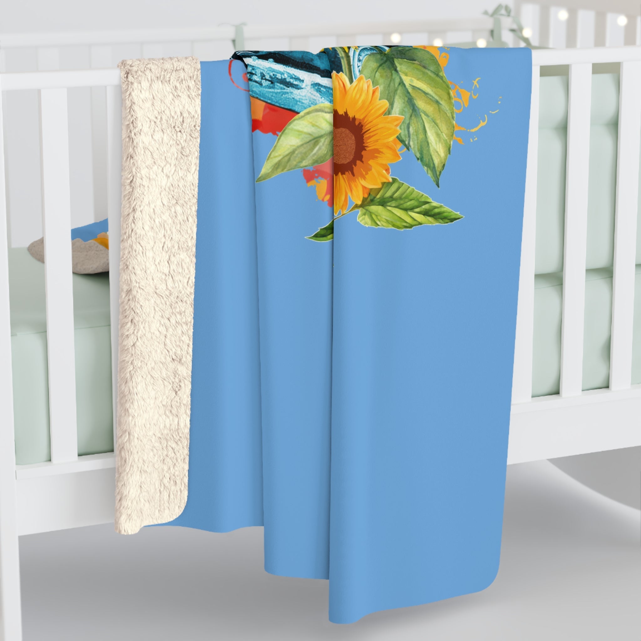 Believe in Miracles Sherpa Fleece Blanket