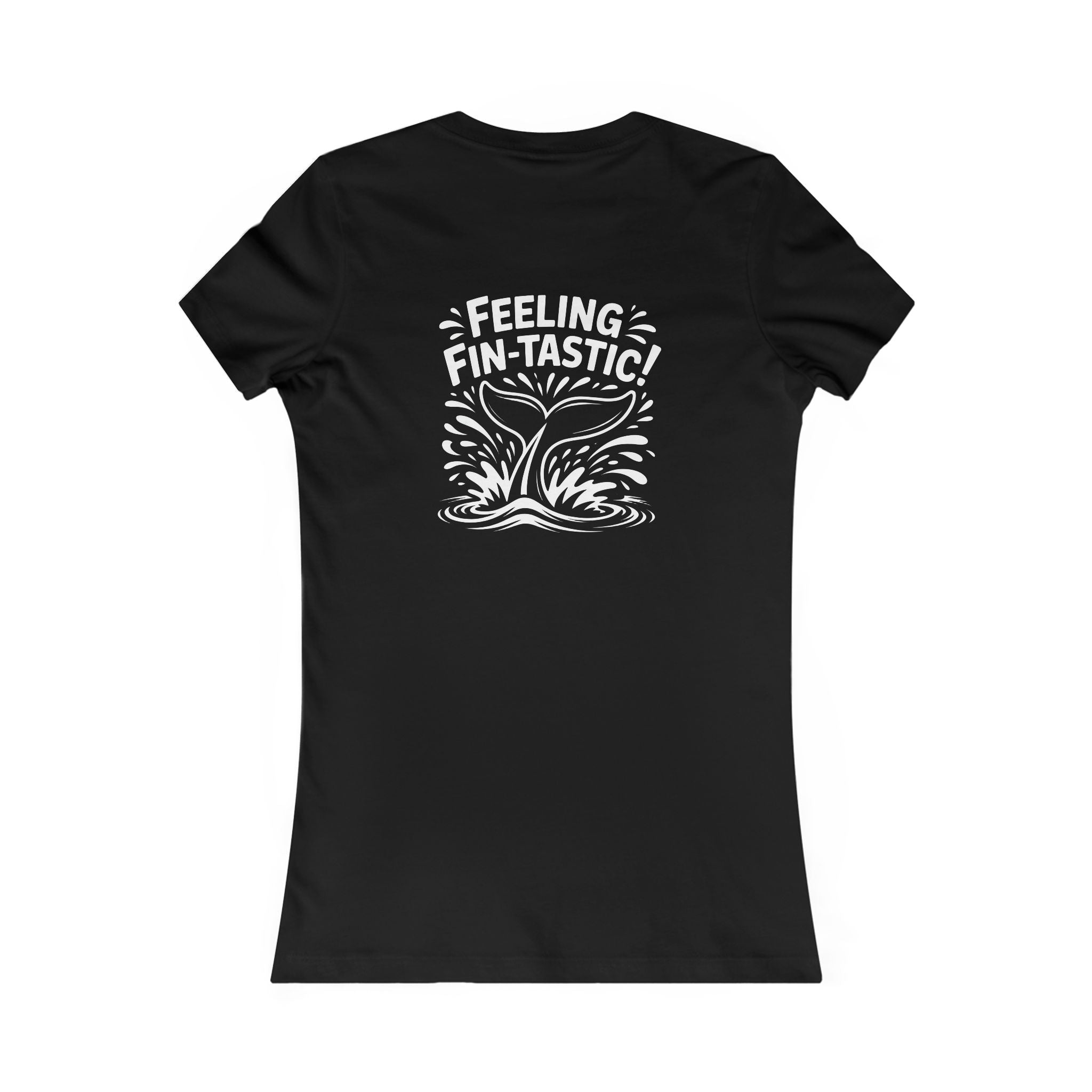 Feeling Fin-tastic Women's Tee, Ocean Lovers Shirt, Beach Vibes Top, Gift for Sea Enthusiasts, Summer Casual Wear