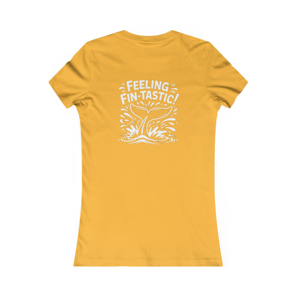 Feeling Fin-tastic Women's Tee, Ocean Lovers Shirt, Beach Vibes Top, Gift for Sea Enthusiasts, Summer Casual Wear