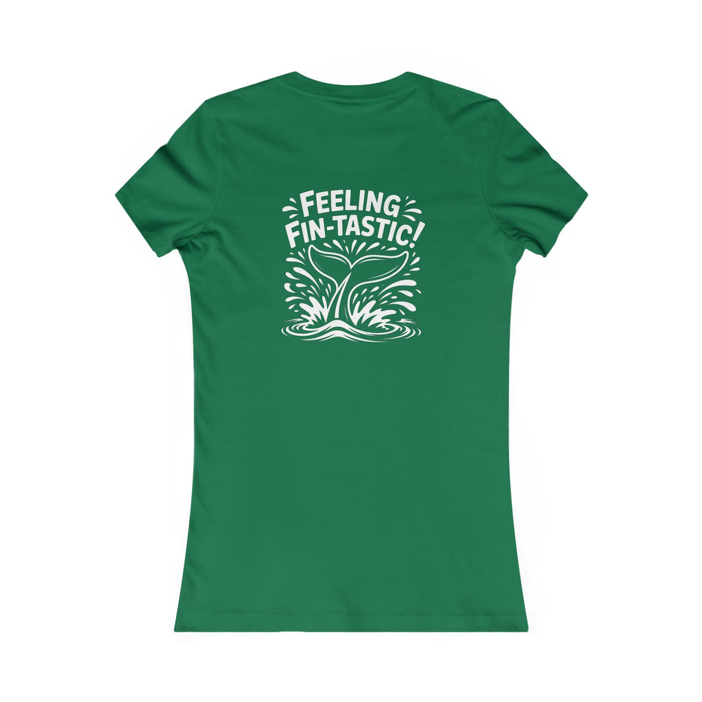 Feeling Fin-tastic Women's Tee, Ocean Lovers Shirt, Beach Vibes Top, Gift for Sea Enthusiasts, Summer Casual Wear