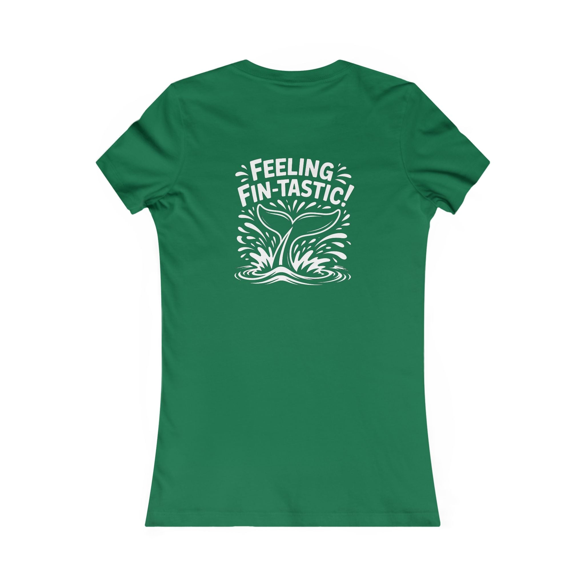 Feeling Fin-tastic Women's Tee, Ocean Lovers Shirt, Beach Vibes Top, Gift for Sea Enthusiasts, Summer Casual Wear