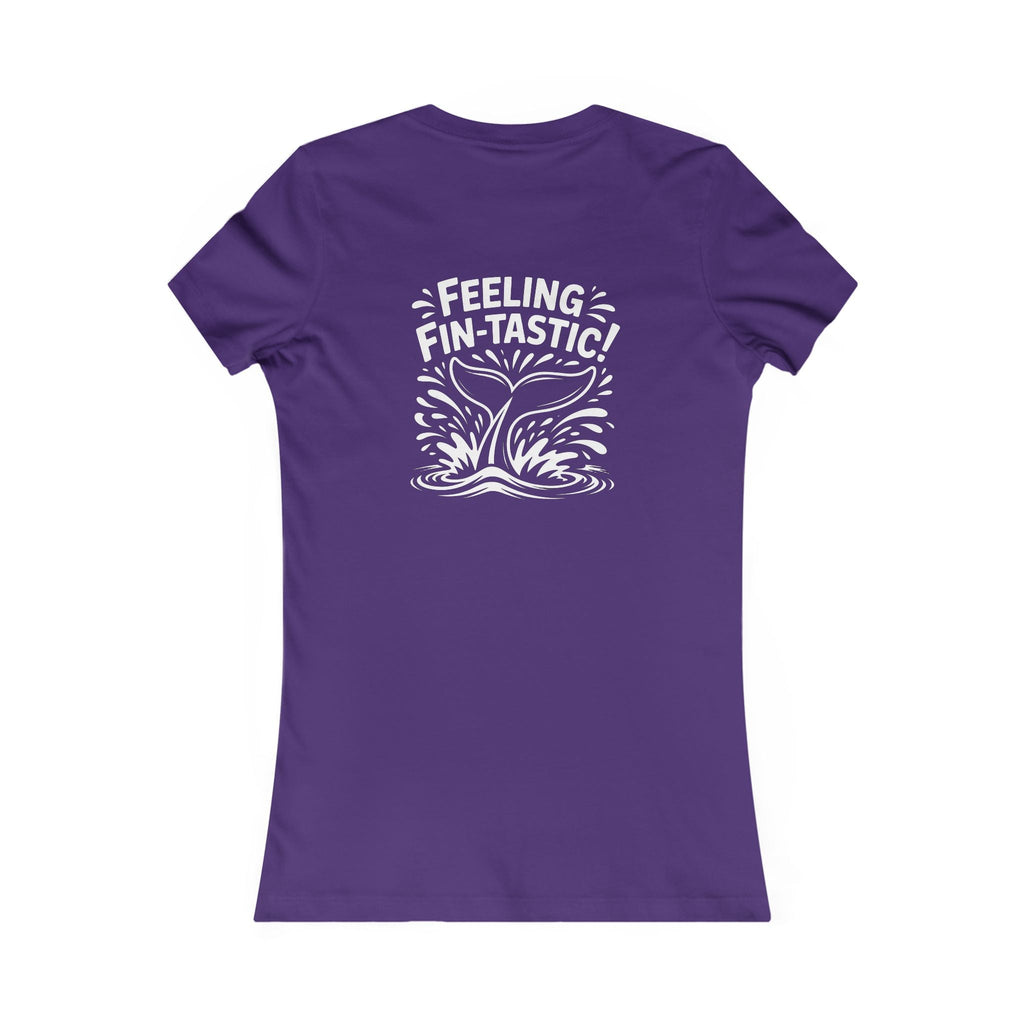 Feeling Fin-tastic Women's Tee, Ocean Lovers Shirt, Beach Vibes Top, Gift for Sea Enthusiasts, Summer Casual Wear