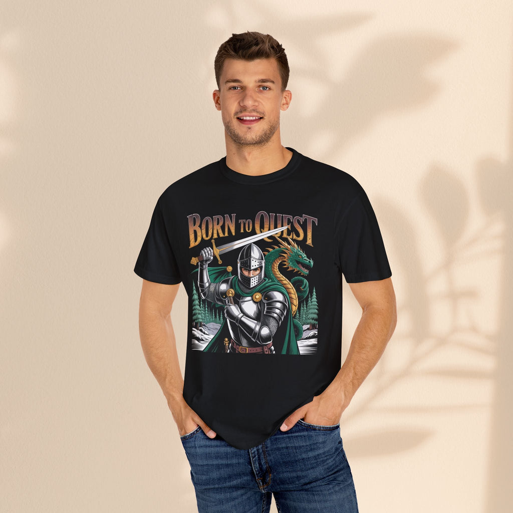 Born To Quest-Themed Unisex T-shirt, Adventure Shirt, Gamer Apparel, RPG Clothing, Fantasy Graphic Tee, Perfect Gift for Quest Lovers