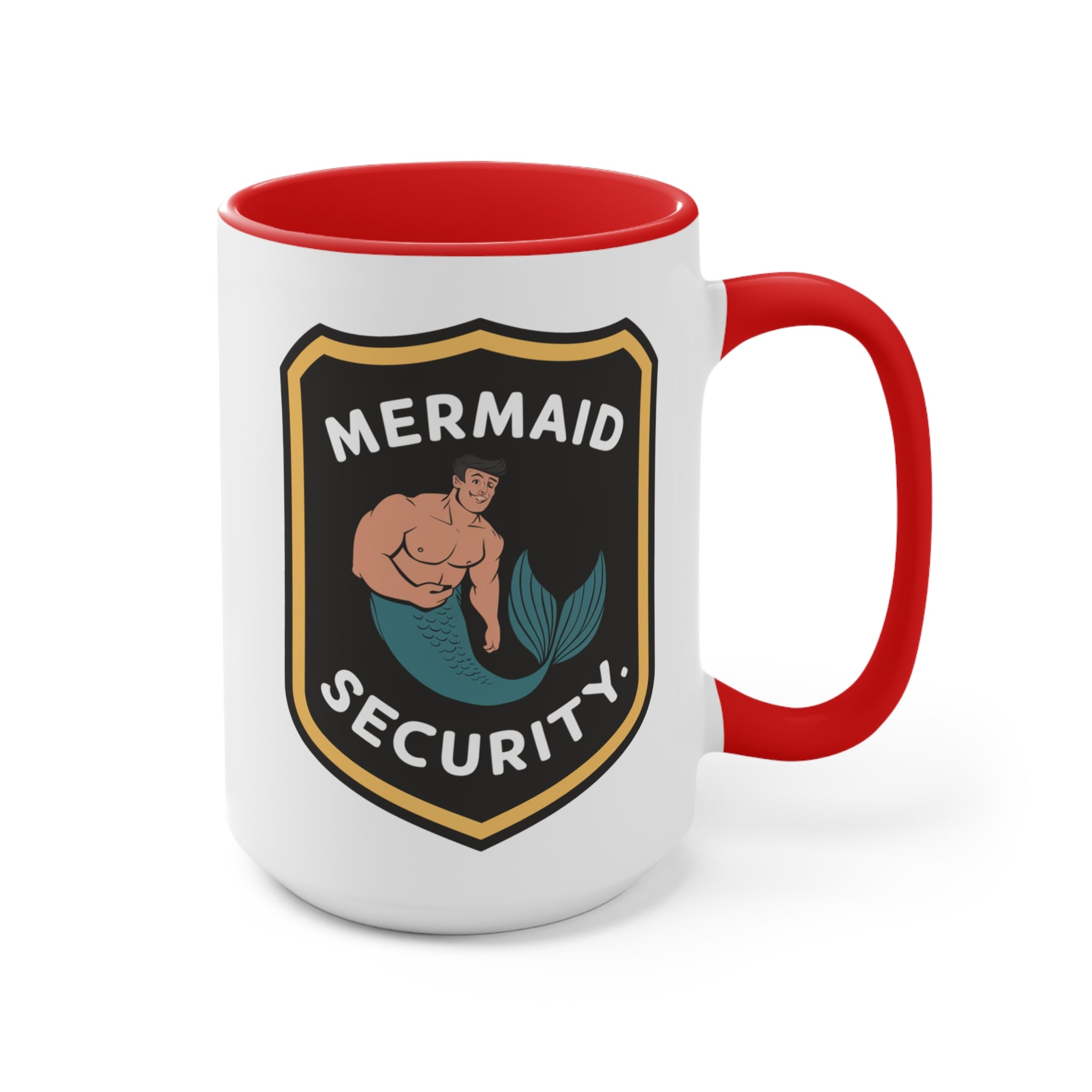 Mermaid Security Accent Mug – Funny Ocean Gift