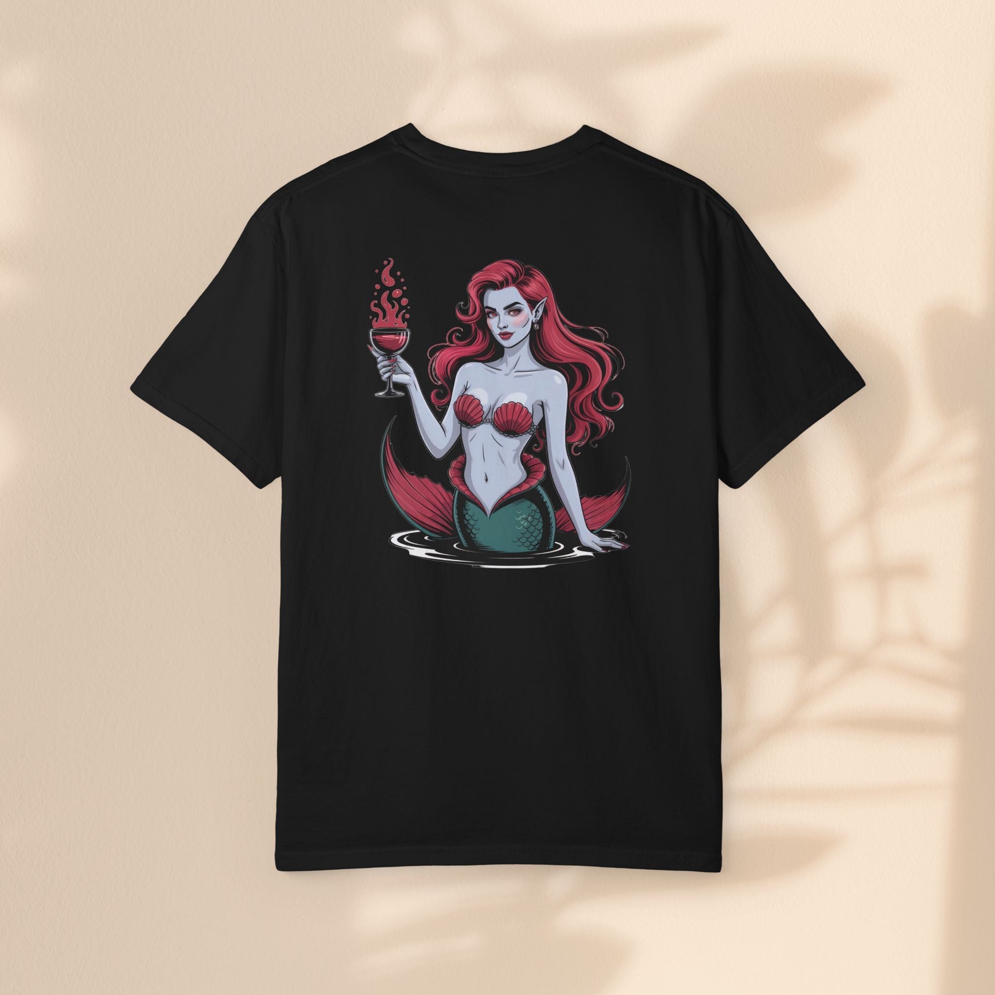 Mermaid-Themed Unisex T-Shirt – Fun Summer Apparel, Beach Lover Gift, Vintage Style Tee