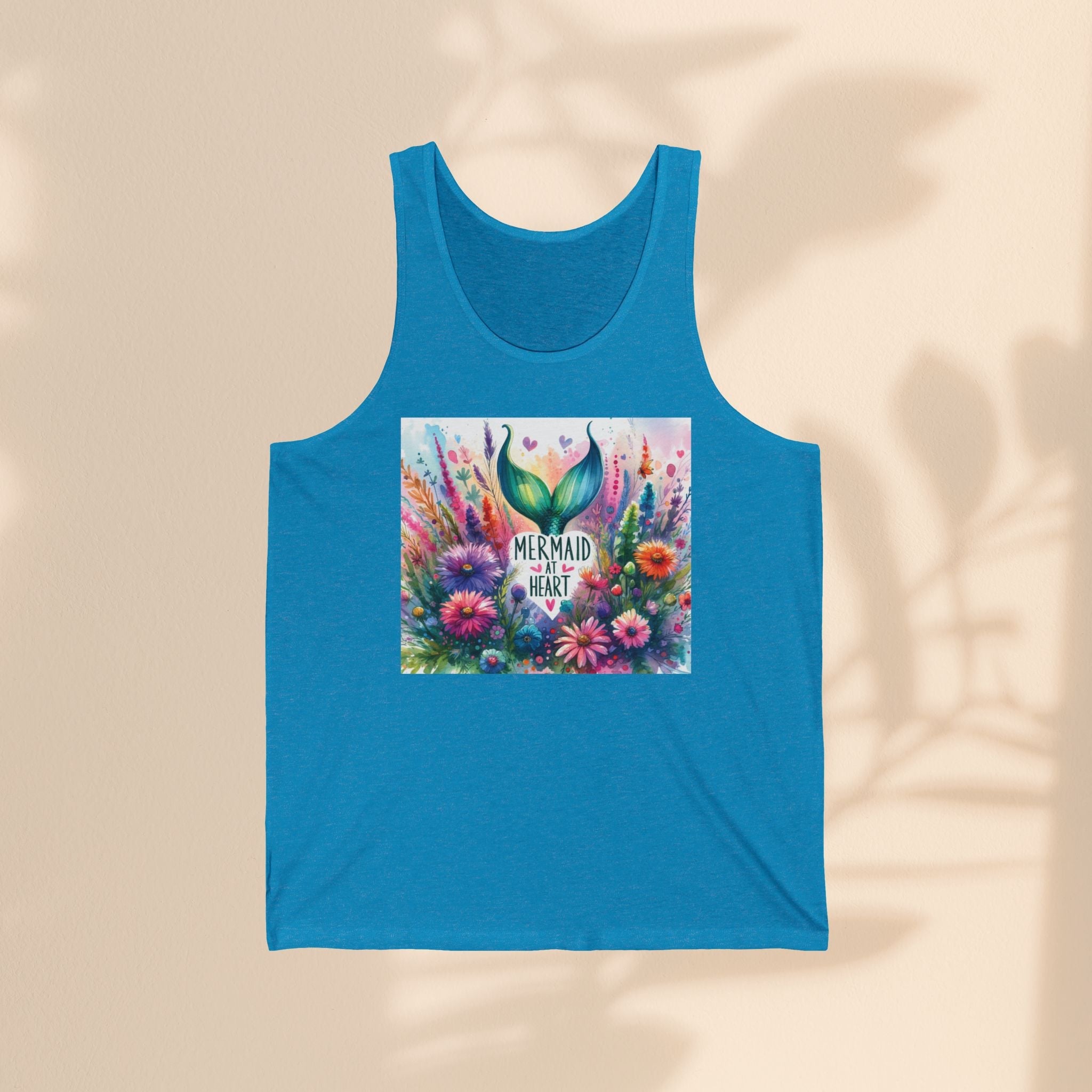 Mermaid At Heart – Unisex Jersey Tank