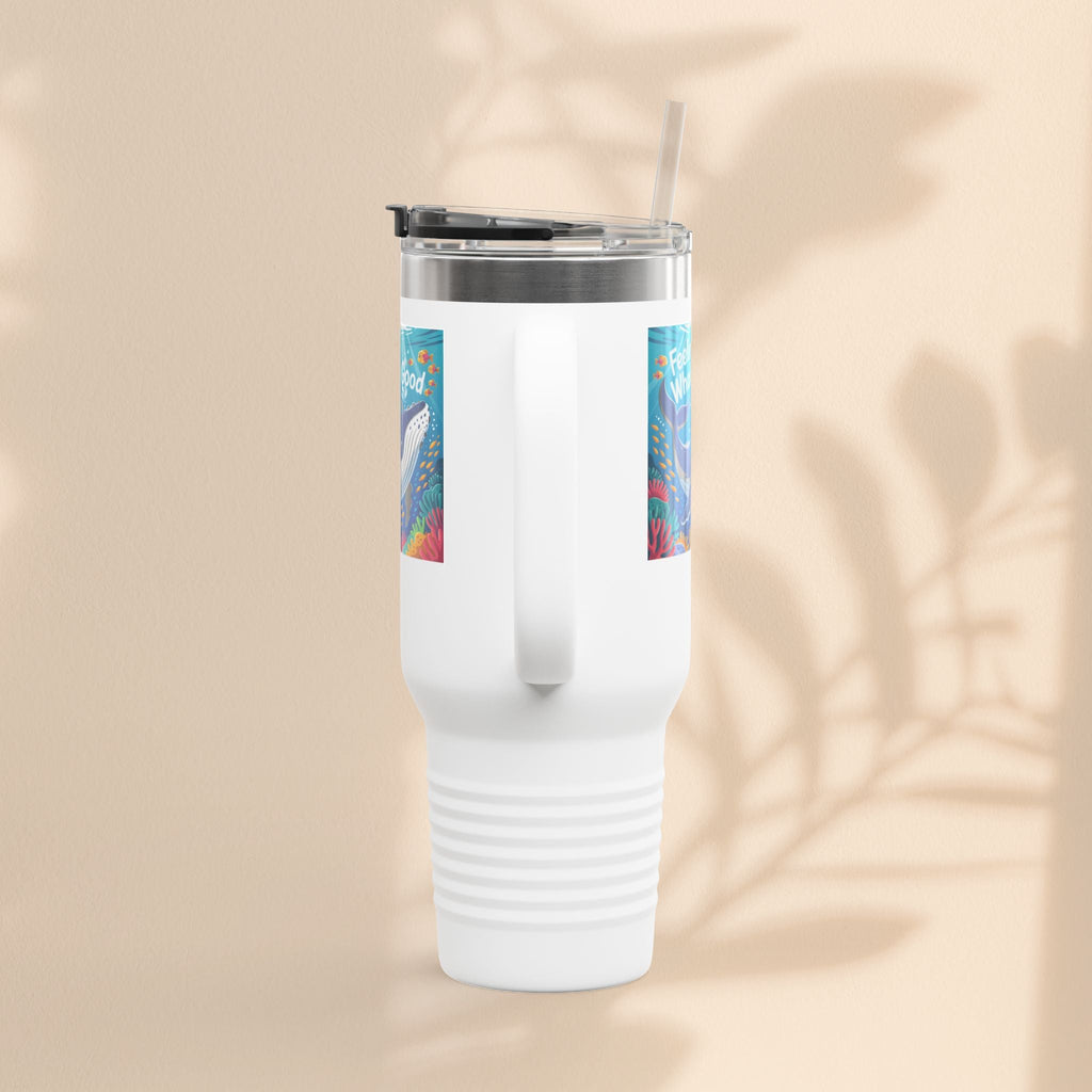 Feeling Whaley Good Insulated Travel Mug, 40oz
