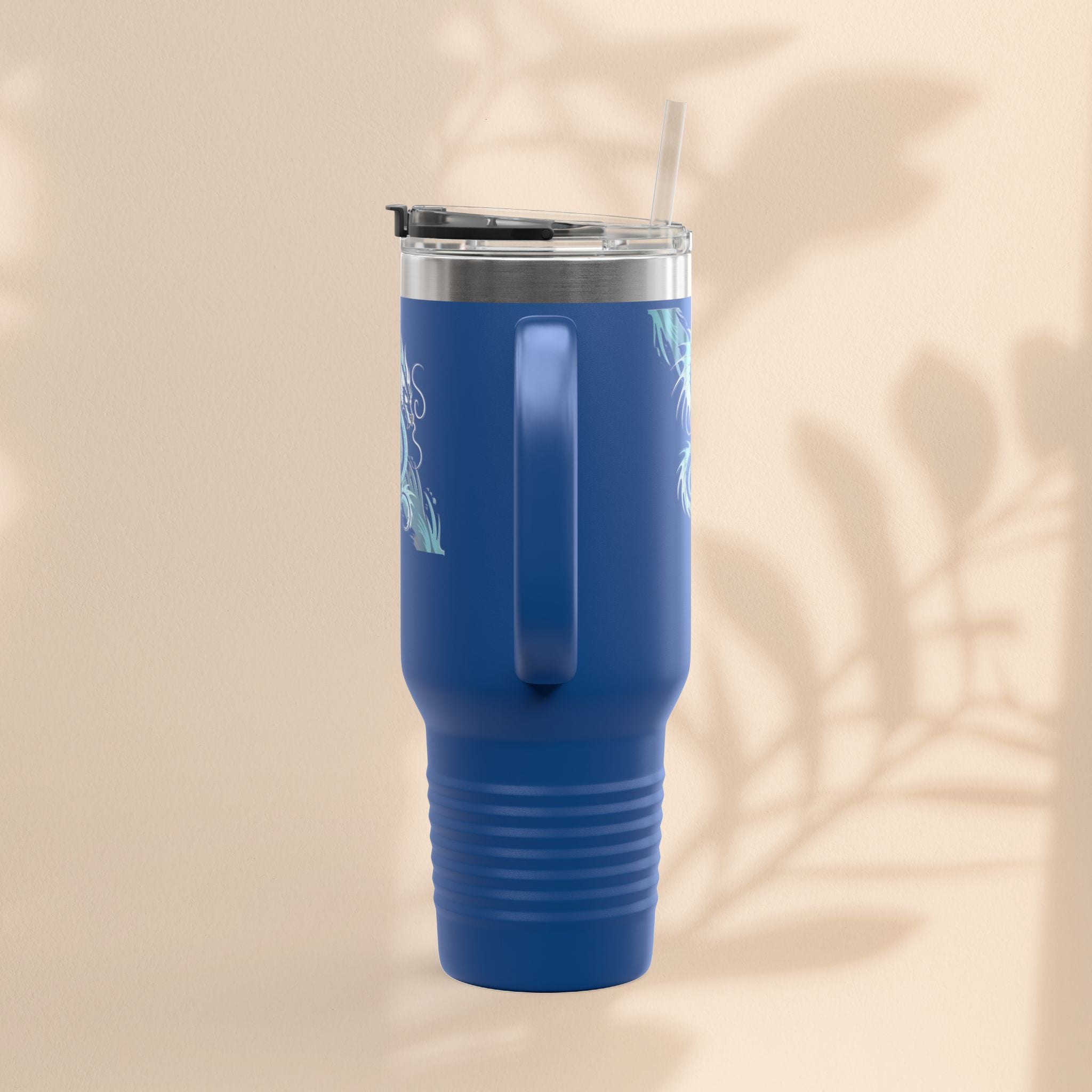 Bold Dragon Insulated Travel Mug, 40oz – Adventure, Road Trips, Unique Gift, Eco-Friendly Drinkware, Hot & Cold Beverages