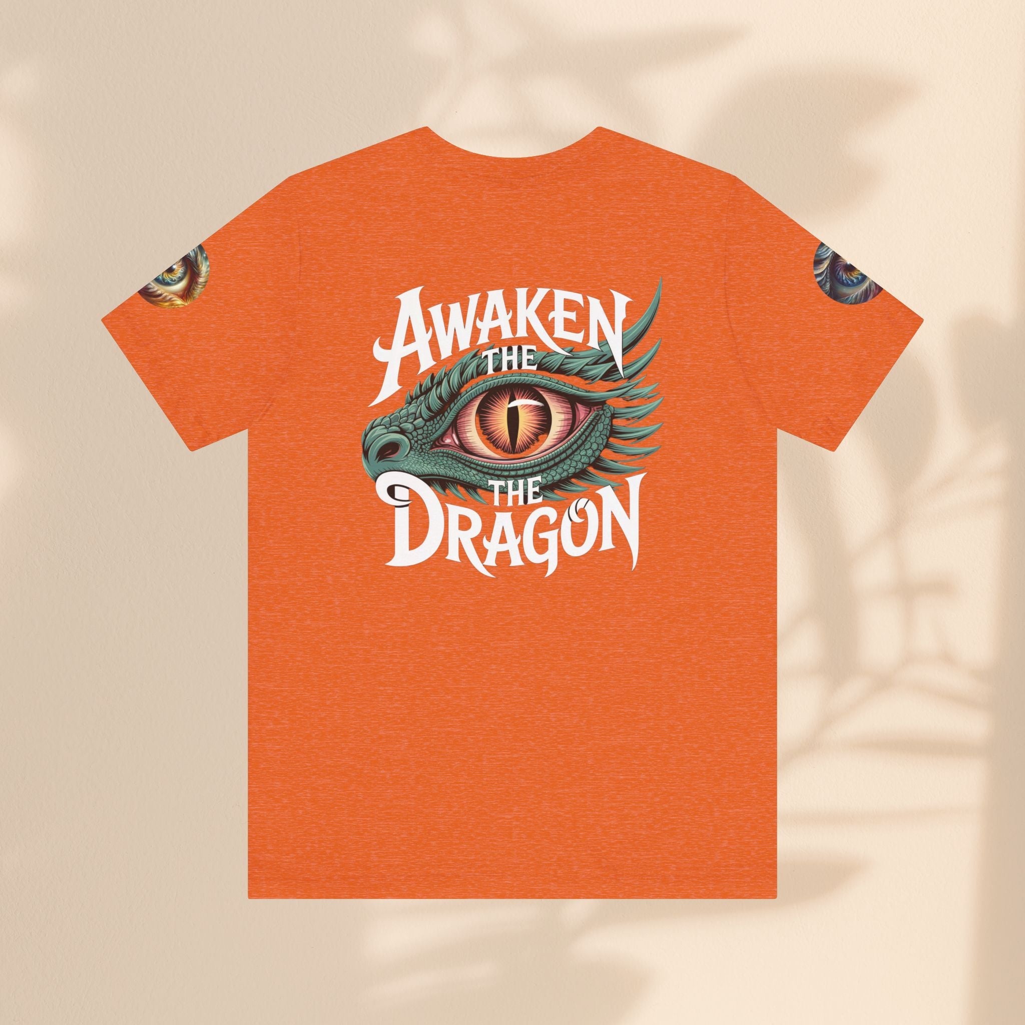 Fantasy Awaken The Dragon Graphic Tee, Unisex Short Sleeve Shirt, Gift for Dragon Lovers, Fantasy Fan Apparel