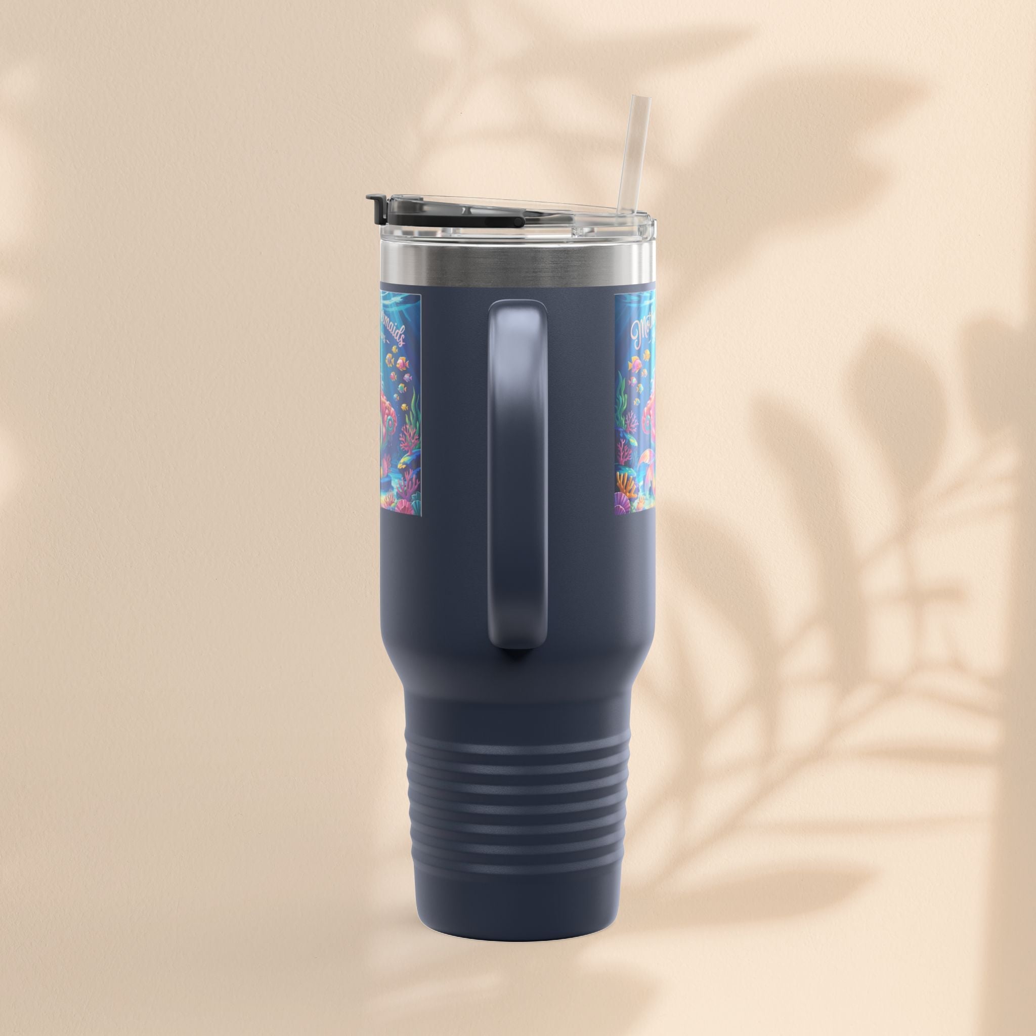Mother of the Mermaids Insulated Travel Mug, 40oz | Perfect for Road Trips, Summer Days