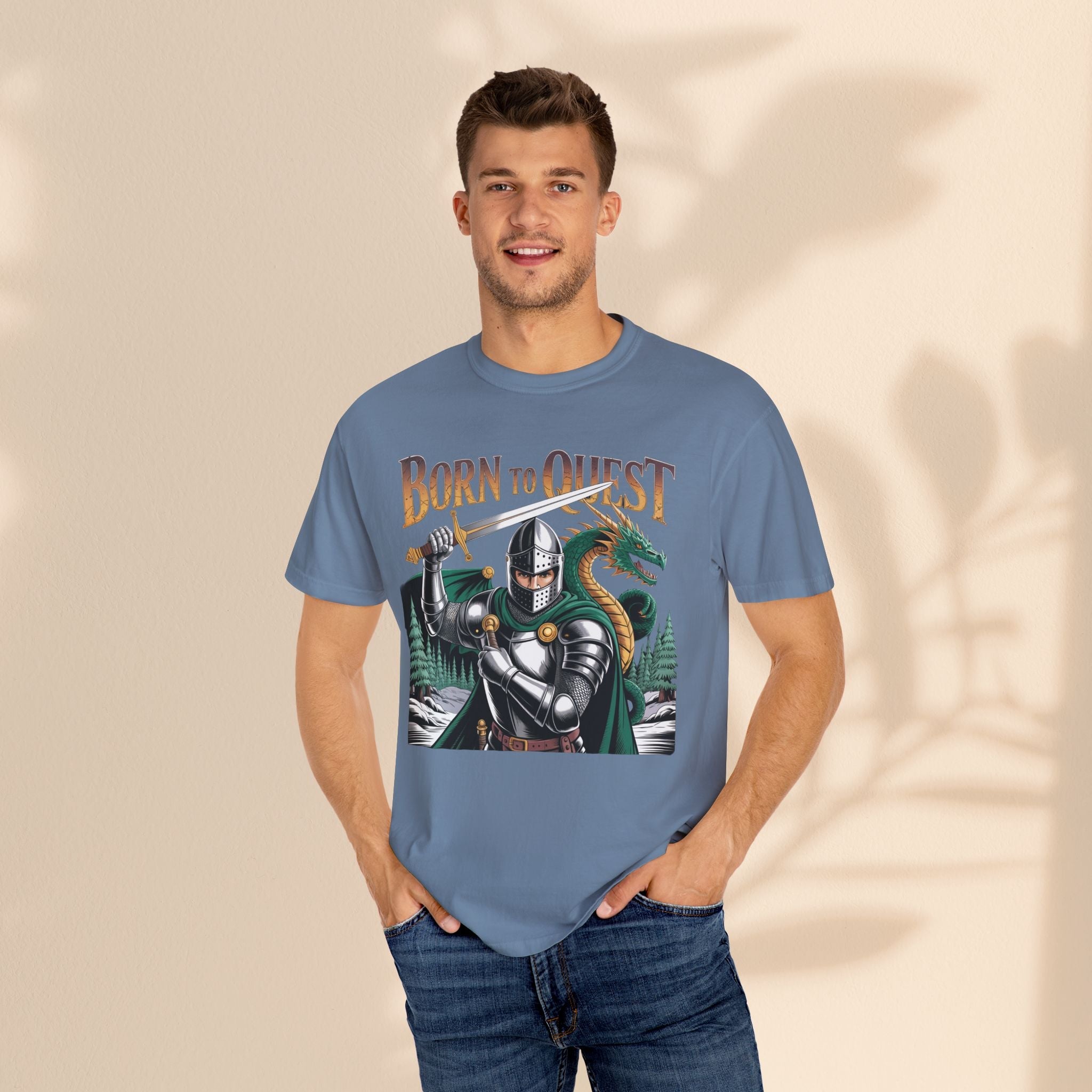Born To Quest-Themed Unisex T-shirt, Adventure Shirt, Gamer Apparel, RPG Clothing, Fantasy Graphic Tee, Perfect Gift for Quest Lovers