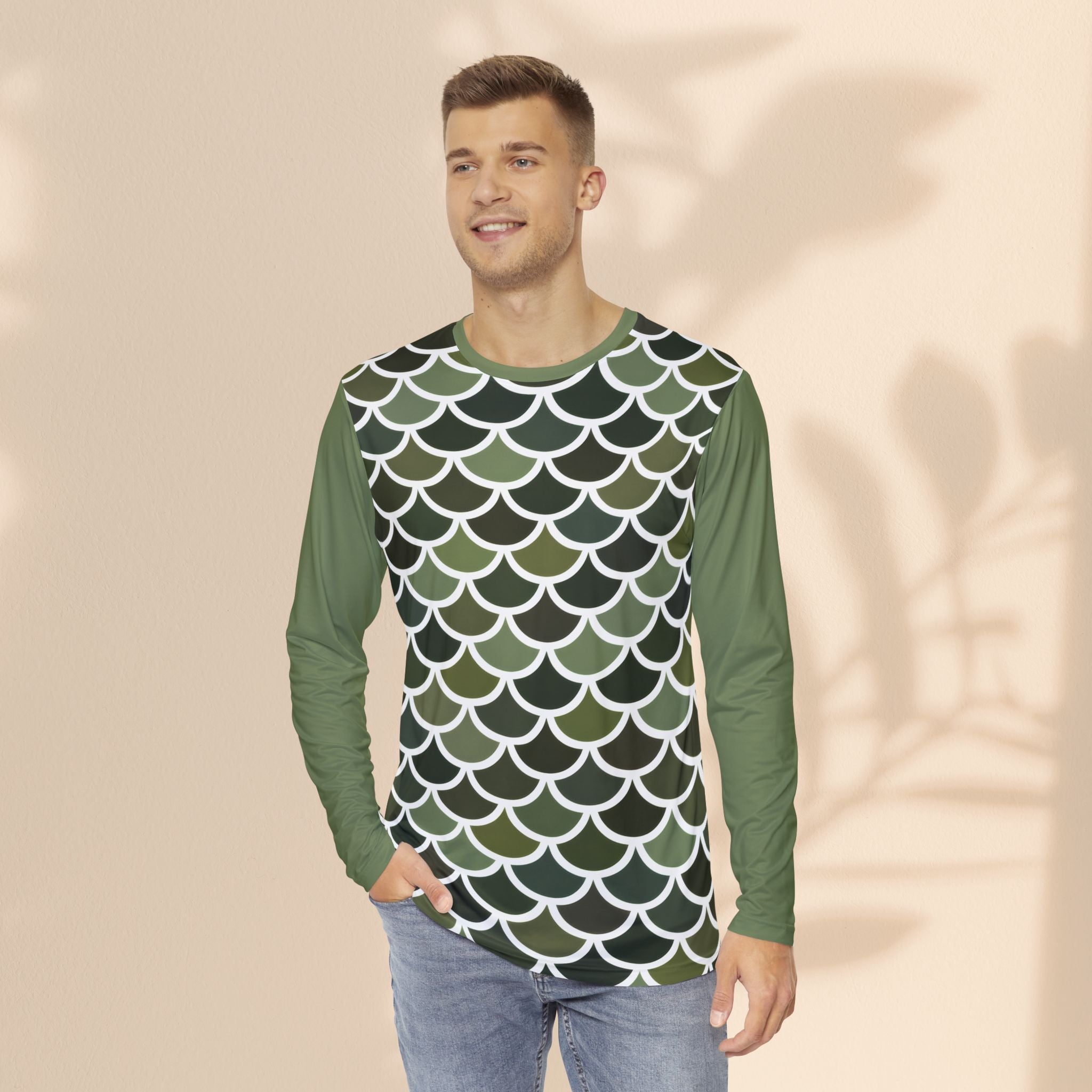 Merman Scales – Men’s Long Sleeve Shirt
