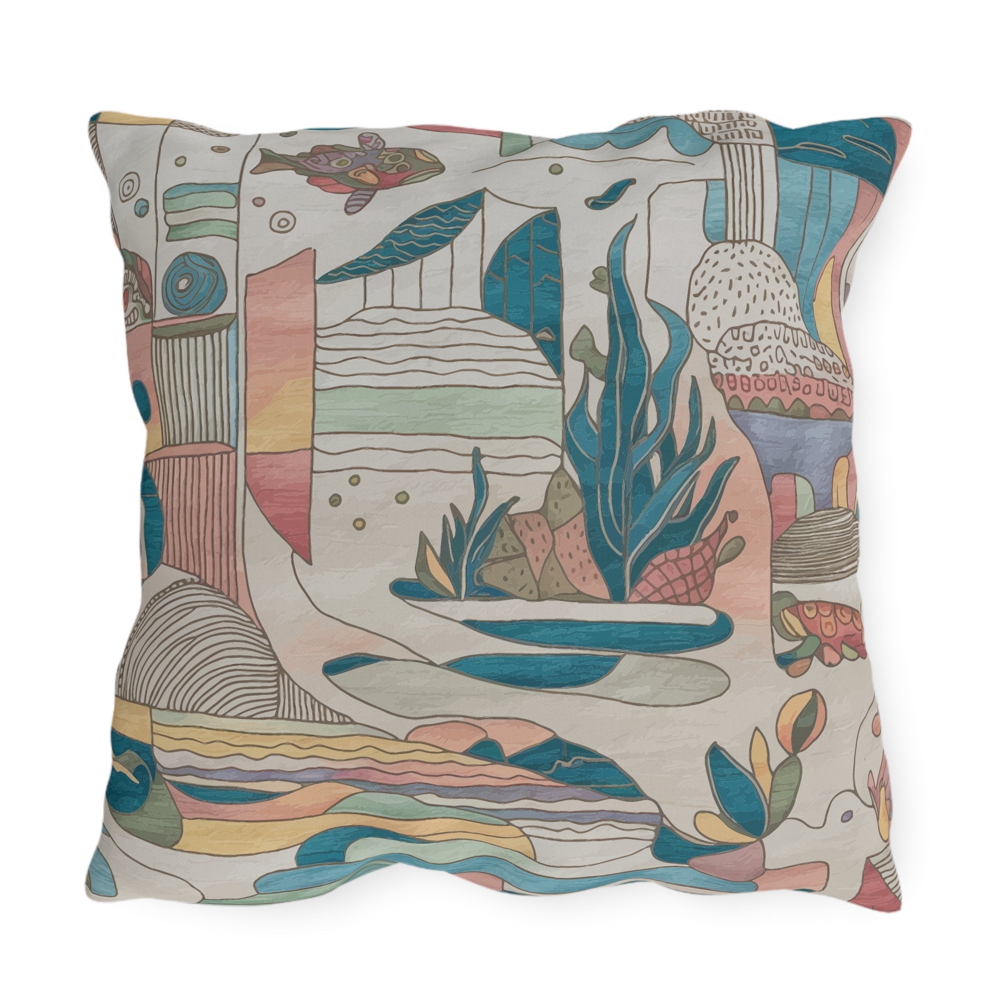 Outdoor Pillows - Ocean Rug