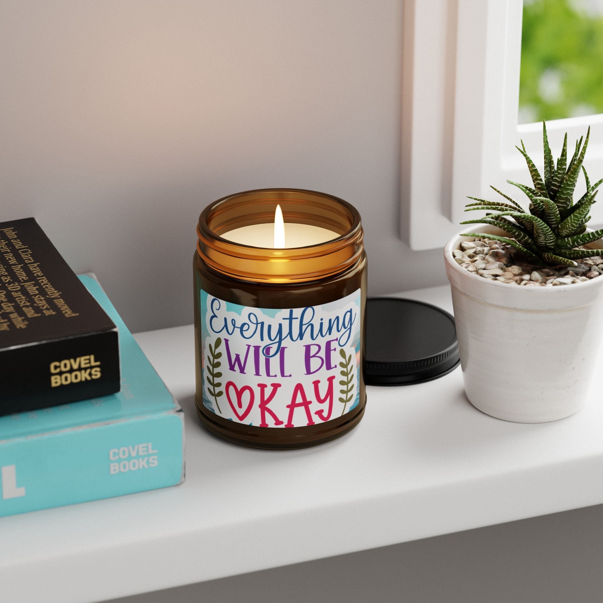 Candle Holder - Everything Will Be OK