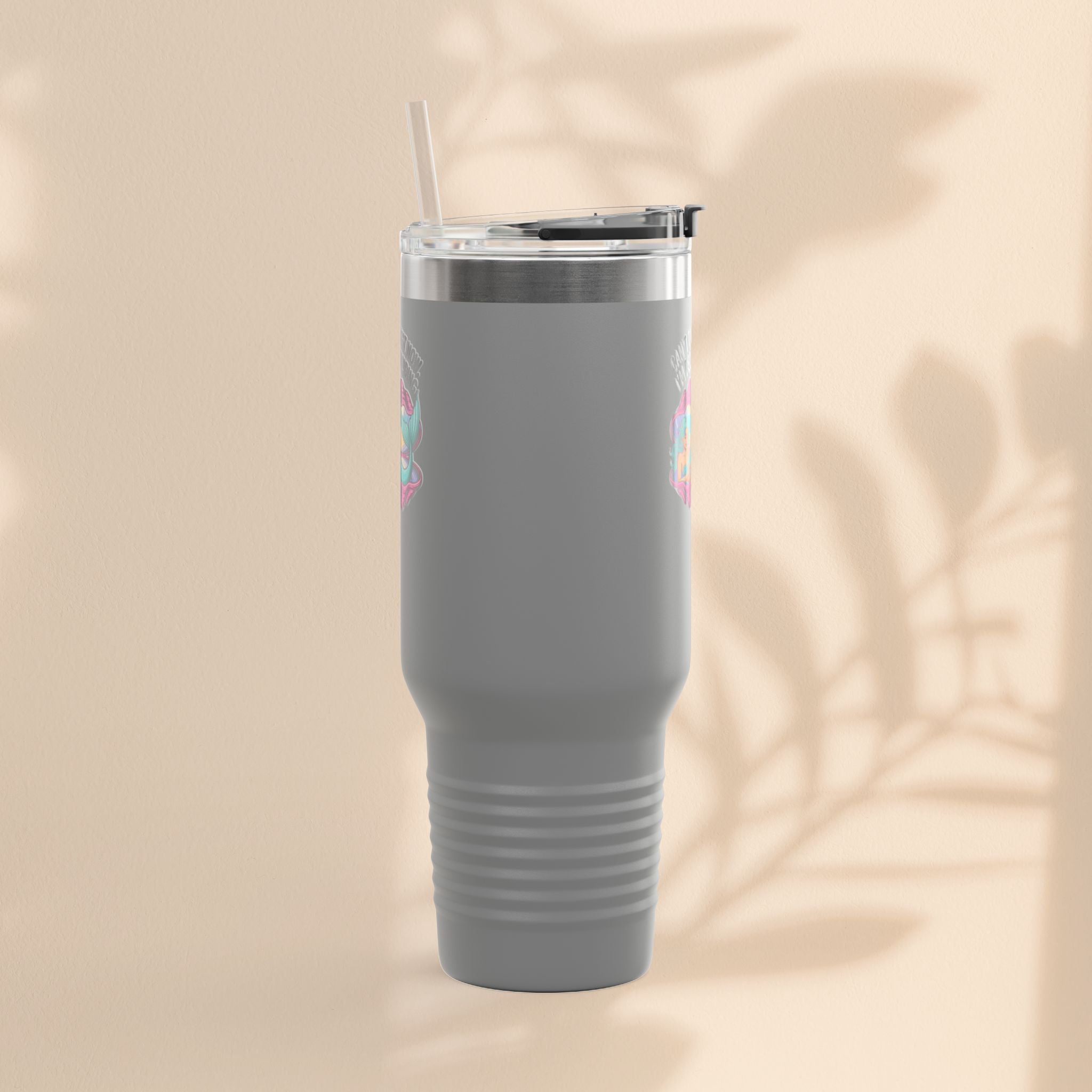 Fun Insulated Travel Mug for Introverts, 40oz People Avoiding Tumbler