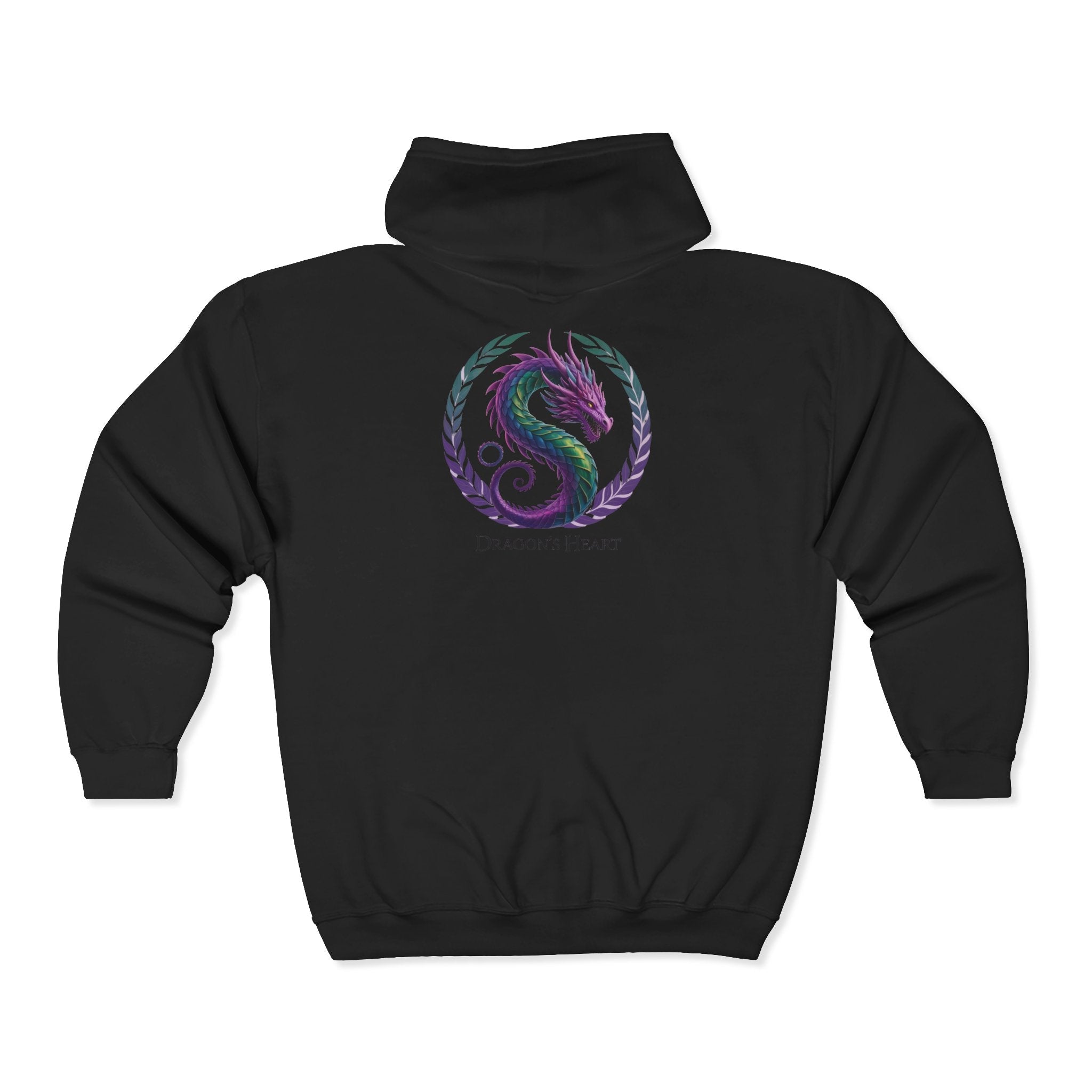Dragon's Heart - Unisex Heavy Blend™ Full Zip Hooded Sweatshirt