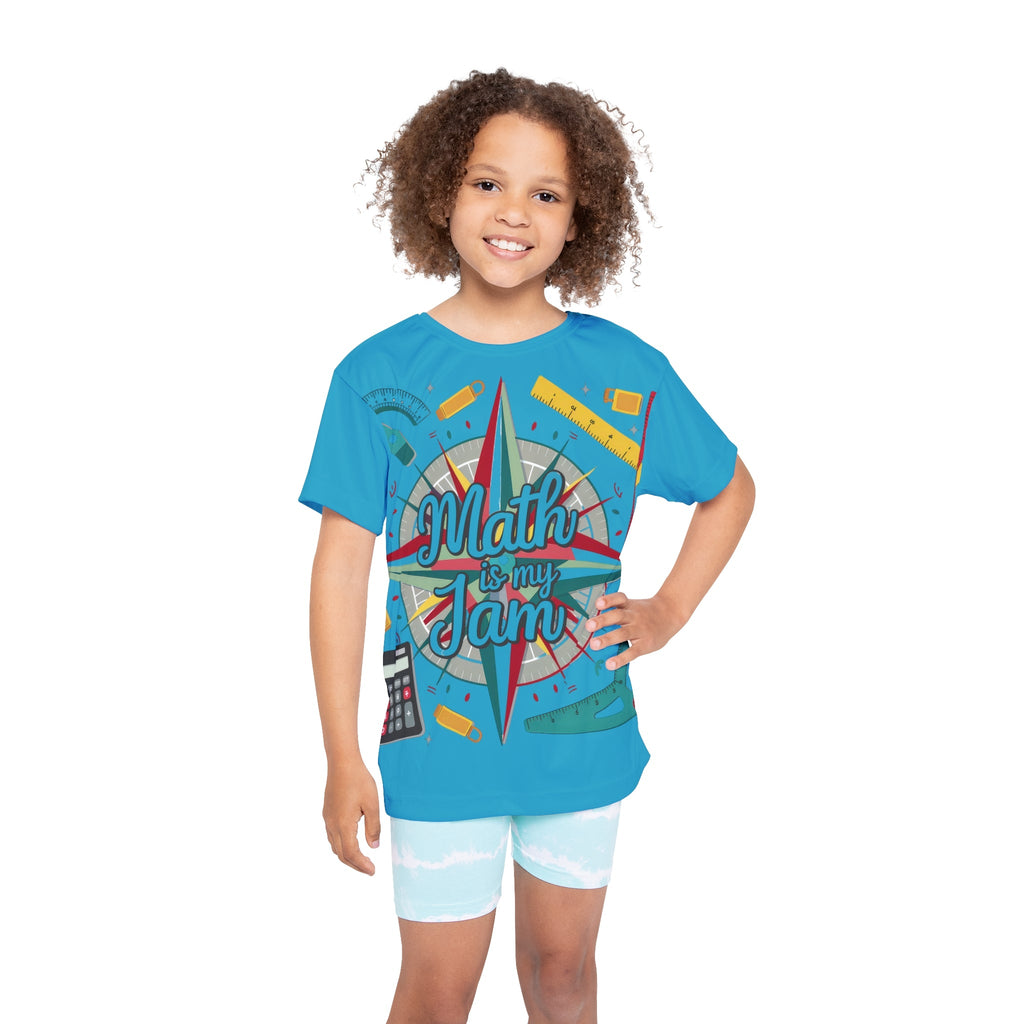 Kids Sports Jersey- Math is My Jam