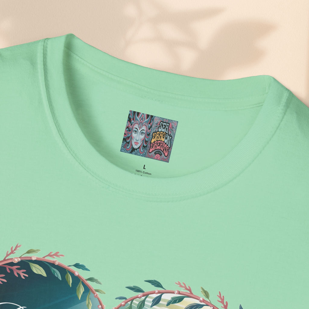 Bridesmaid Mermaid T-Shirt, Softstyle Unisex Tee, Wedding Party Gift, Beach Theme Shirt, Mermaid Lover Apparel, Bridesmaid Gift Idea