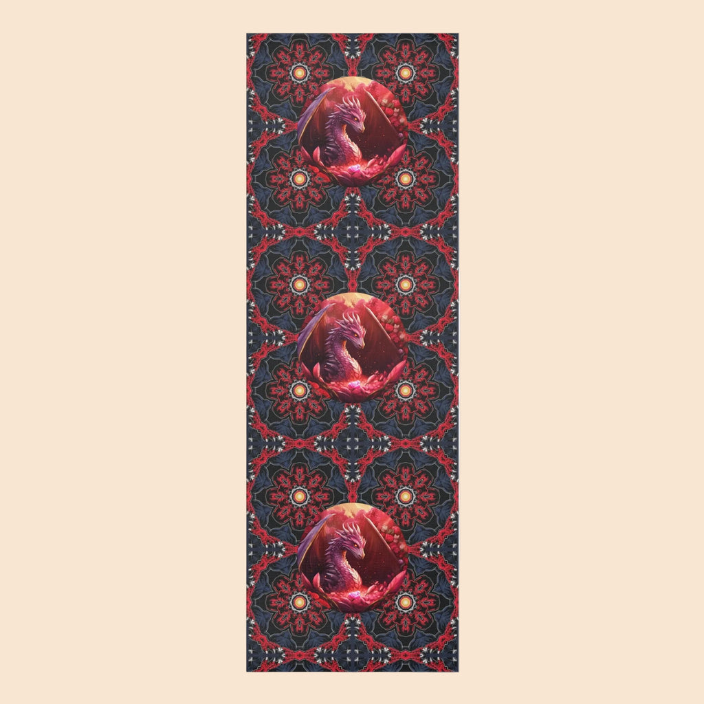 Foam Yoga Mat - Dragon Circling