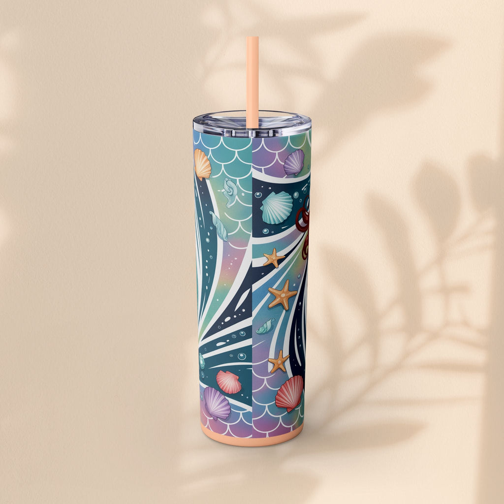 Mermaid Mother of the Bride Tumbler, 20oz Personalized Skinny Tumbler for Weddings, Bridal Party Favor, Nautical Gift Idea, [...]