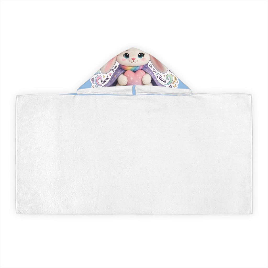 Hopeful Bunny Hooded Towel | Brave Buddies™