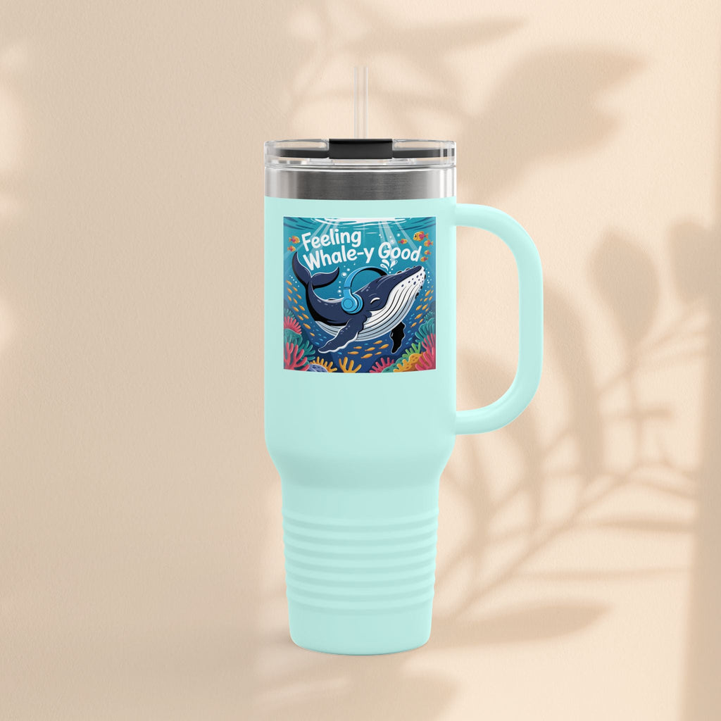 Feeling Whaley Good Insulated Travel Mug, 40oz