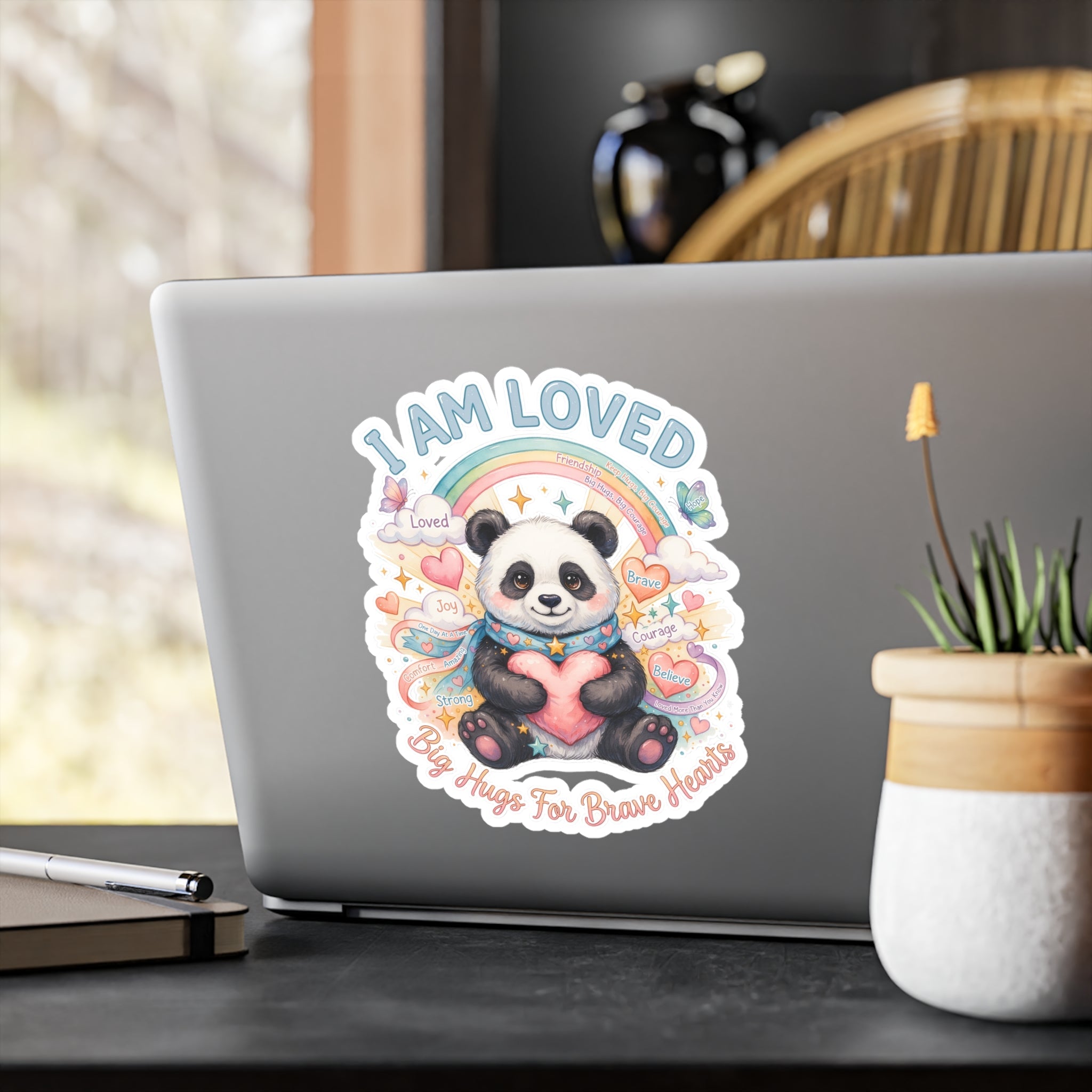 I Am Loved Panda Sticker | Brave Buddies™