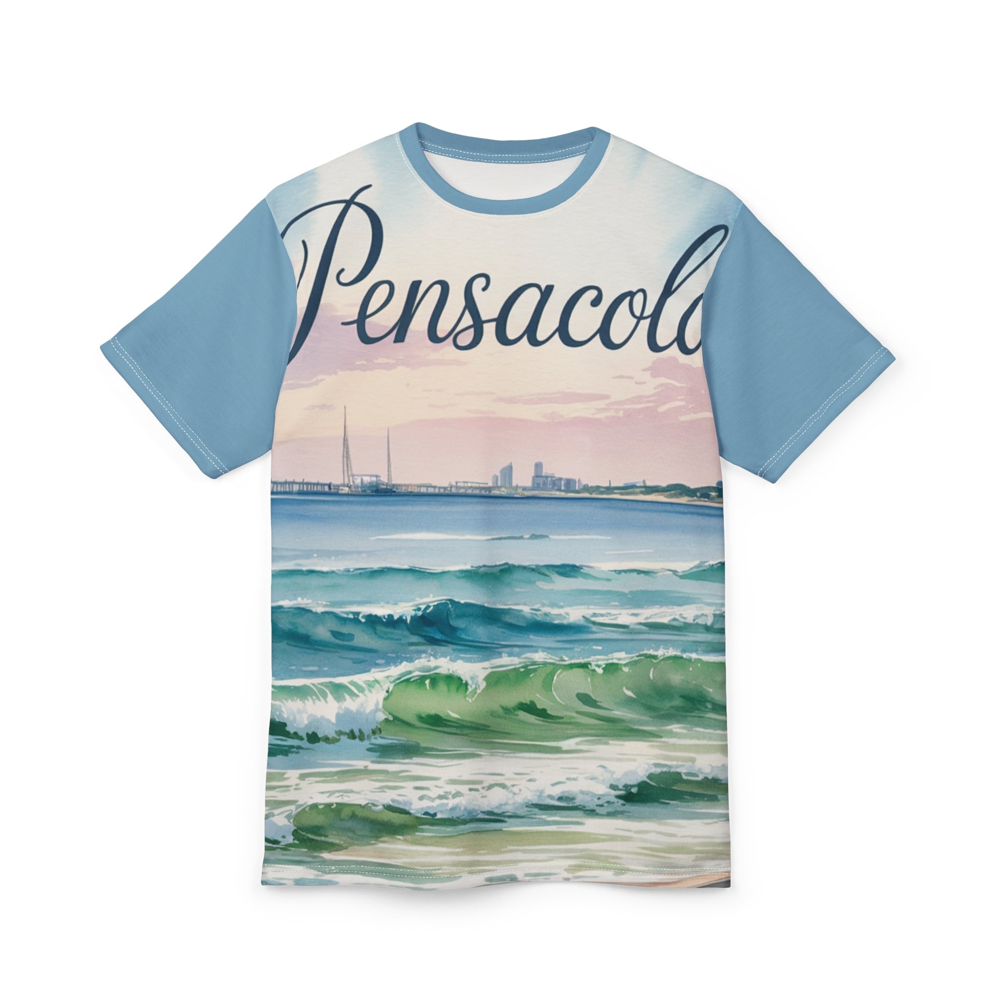 Beach Vibes Unisex Cut & Sew Tee - Pensacola Ocean Design