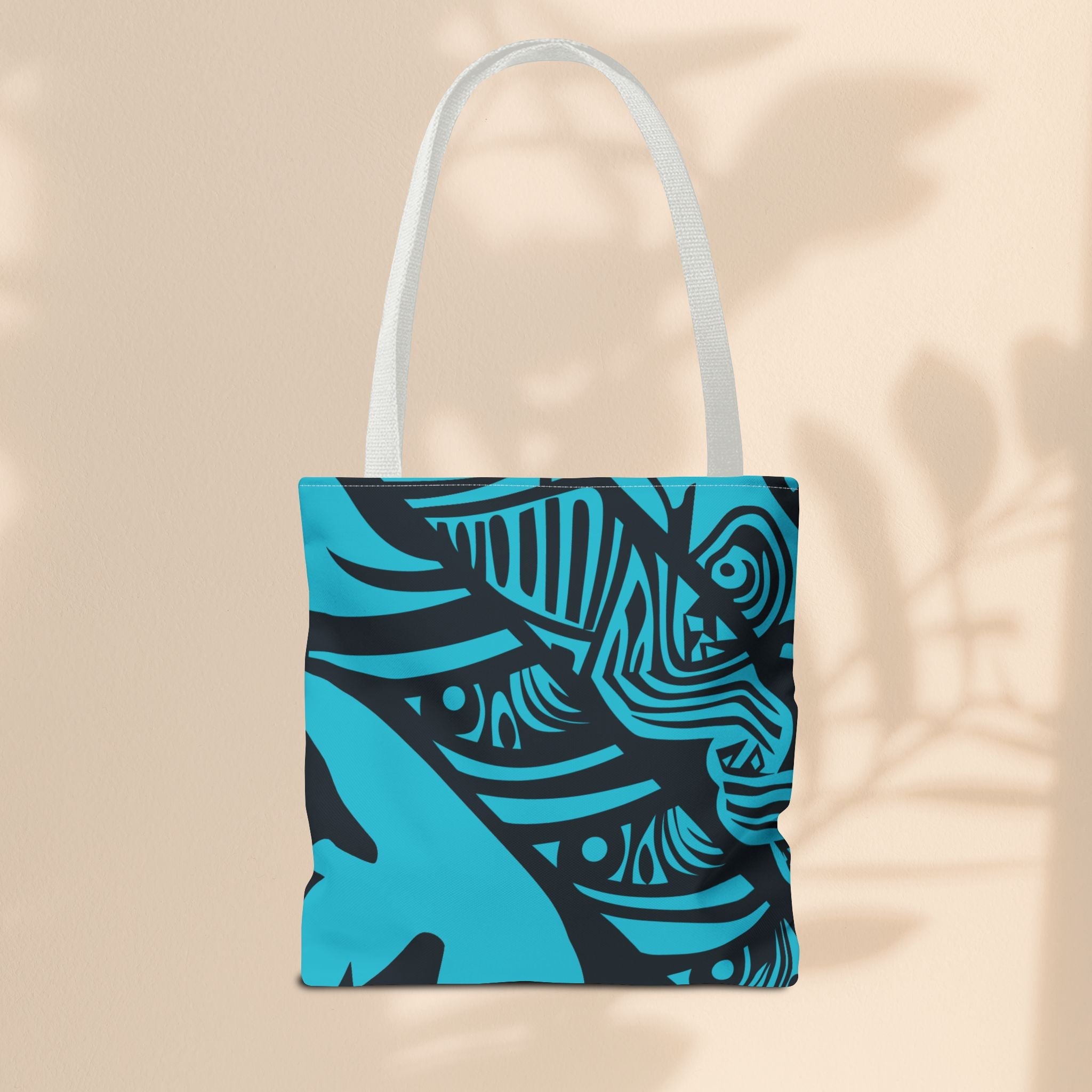 Blue Tribal Tote Bag