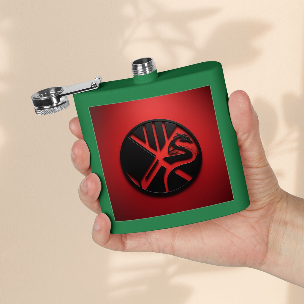 Dragon Stainless Steel Flask 6oz – Gift for Adventurers