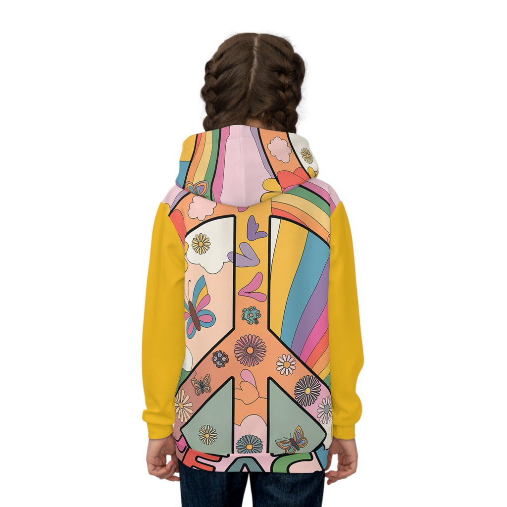 Children's Hoodie - Peace and Love