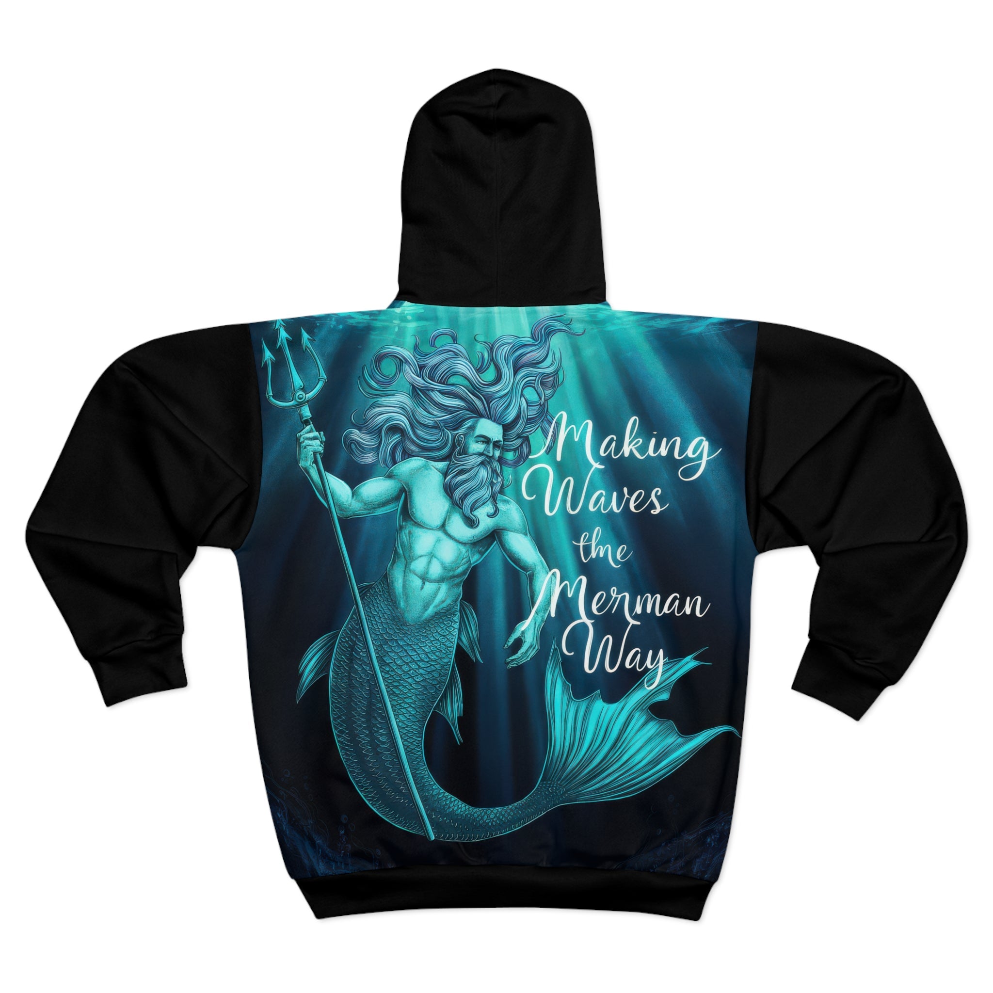 Men's Zip Hoodie - The Merman Way
