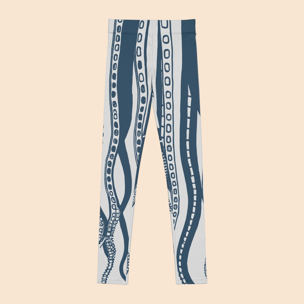 Downward Octopus Youth Leggings