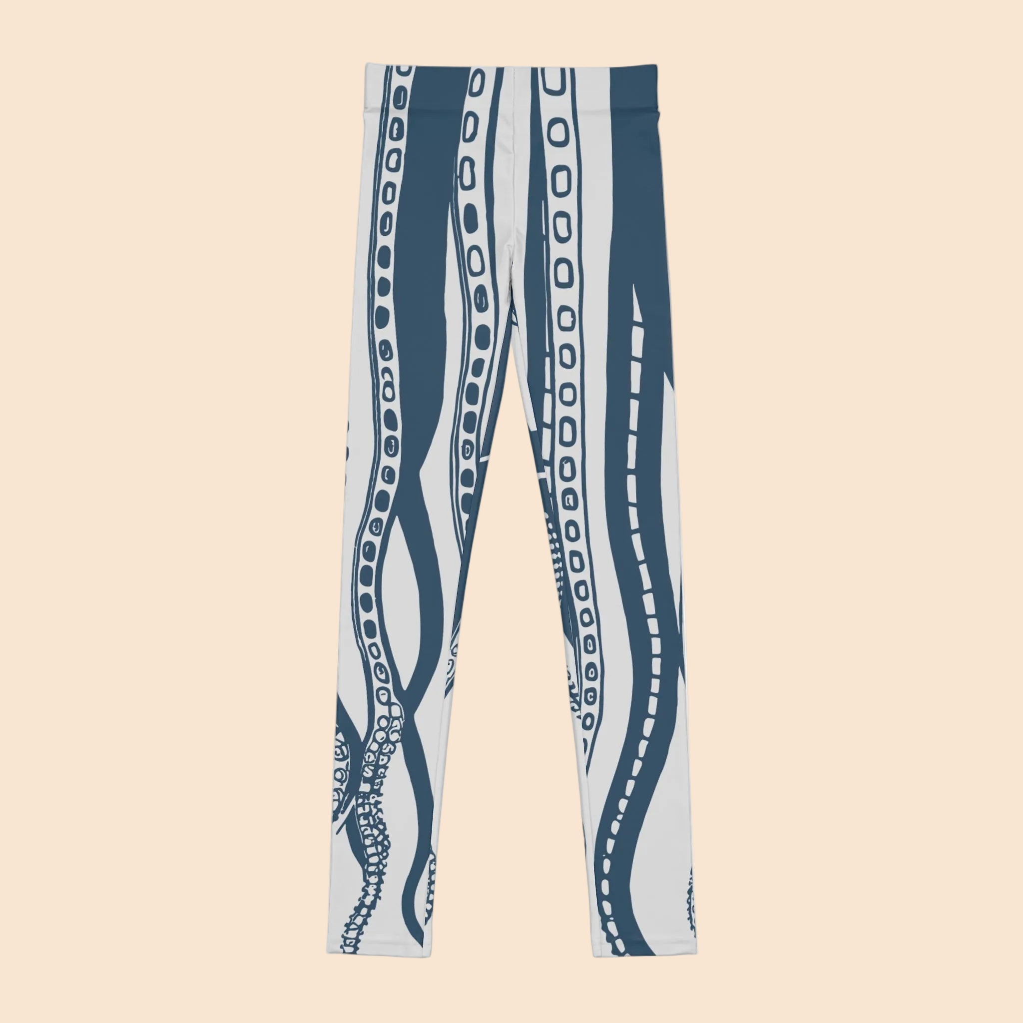 Downward Octopus Youth Leggings