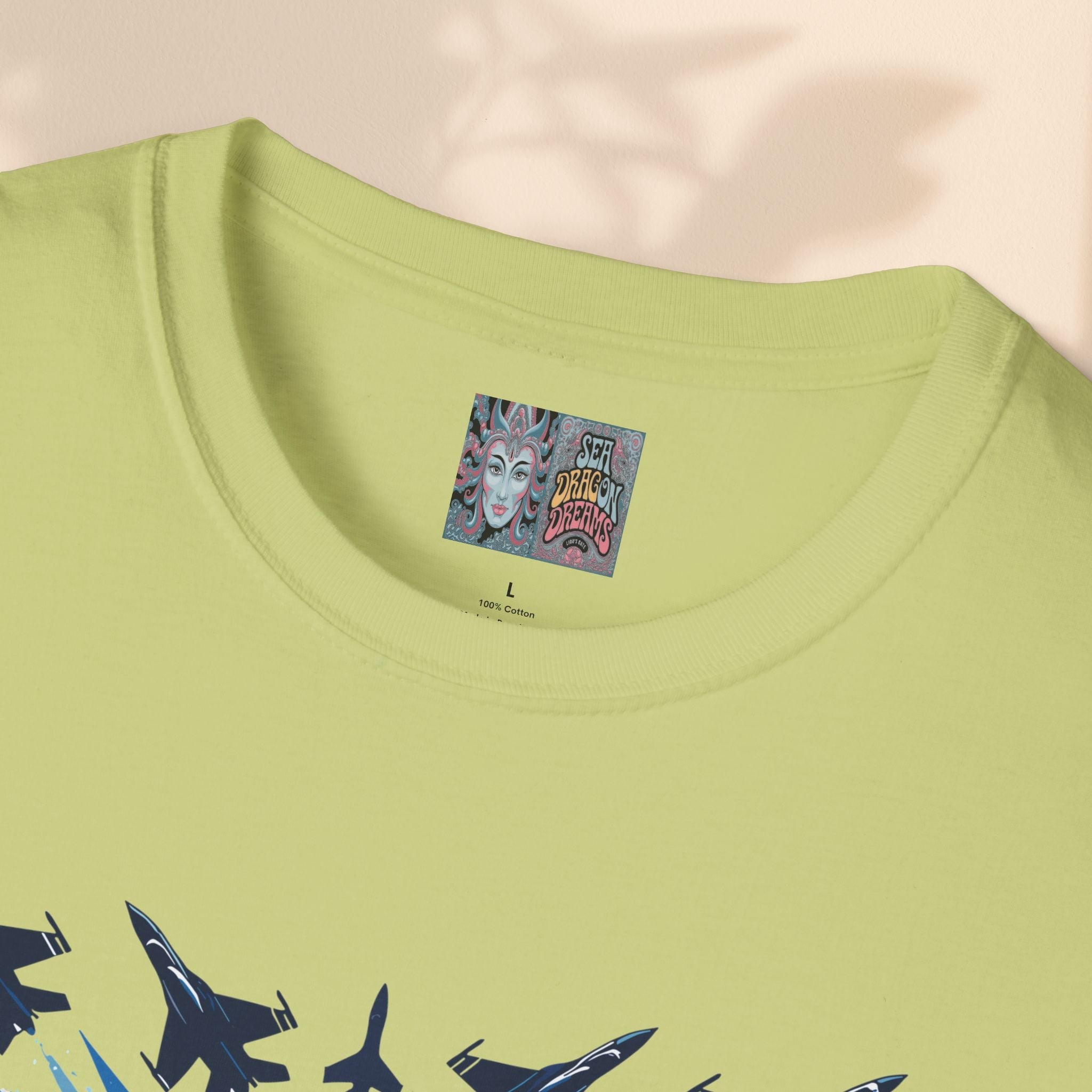 Patriotic Heart Unisex Softstyle T-Shirt - Perfect for Independence Day